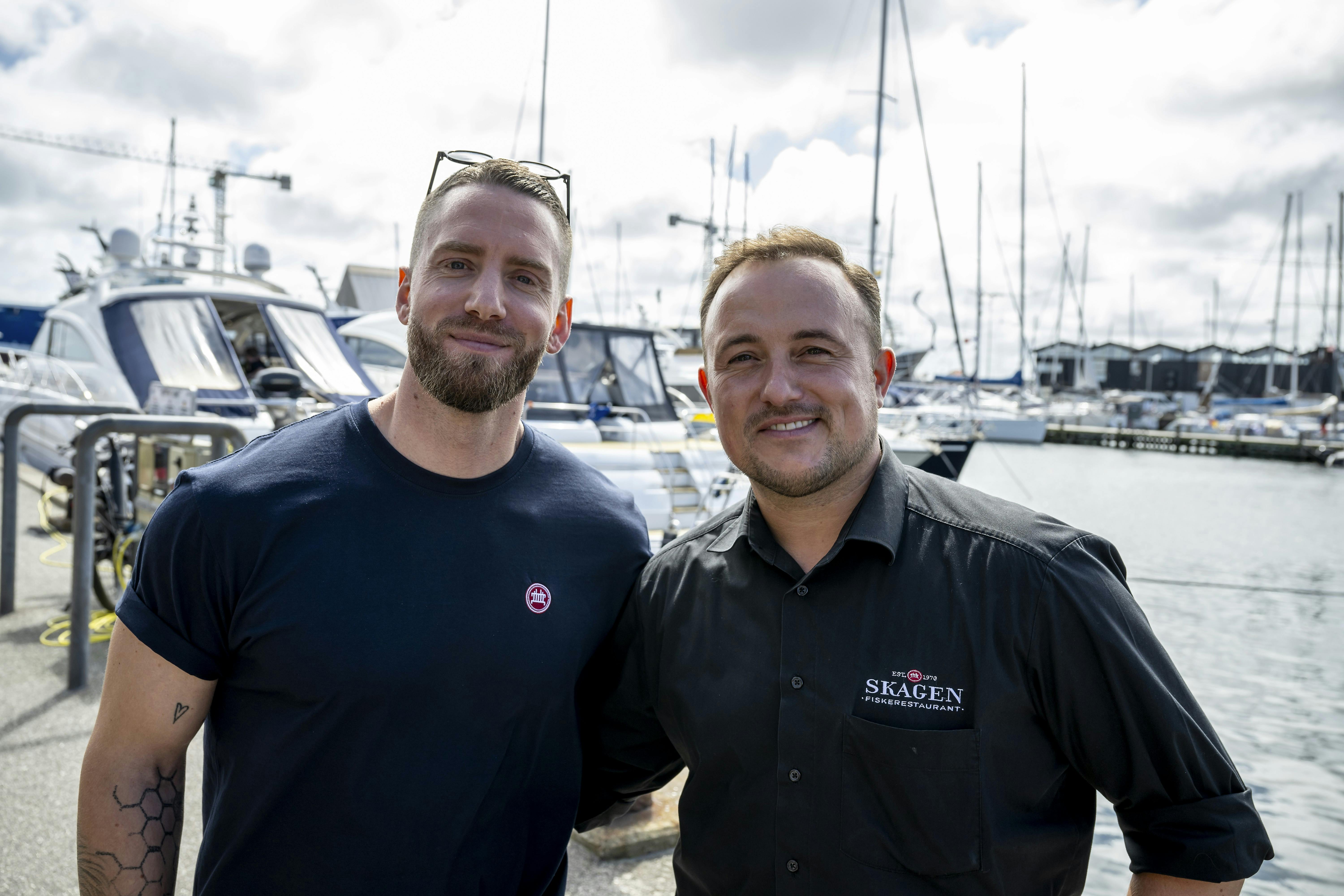 Sæþór Kristínsson og Thomas Evers Poulsen.