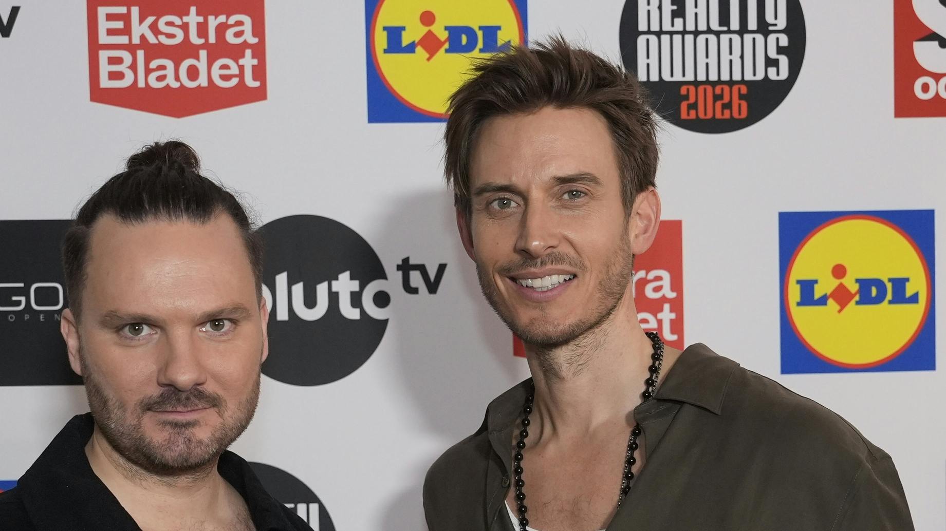 David Pepke og Søren Bregendal optrådte med deres boyband C21 til Reality Awards 2026. 