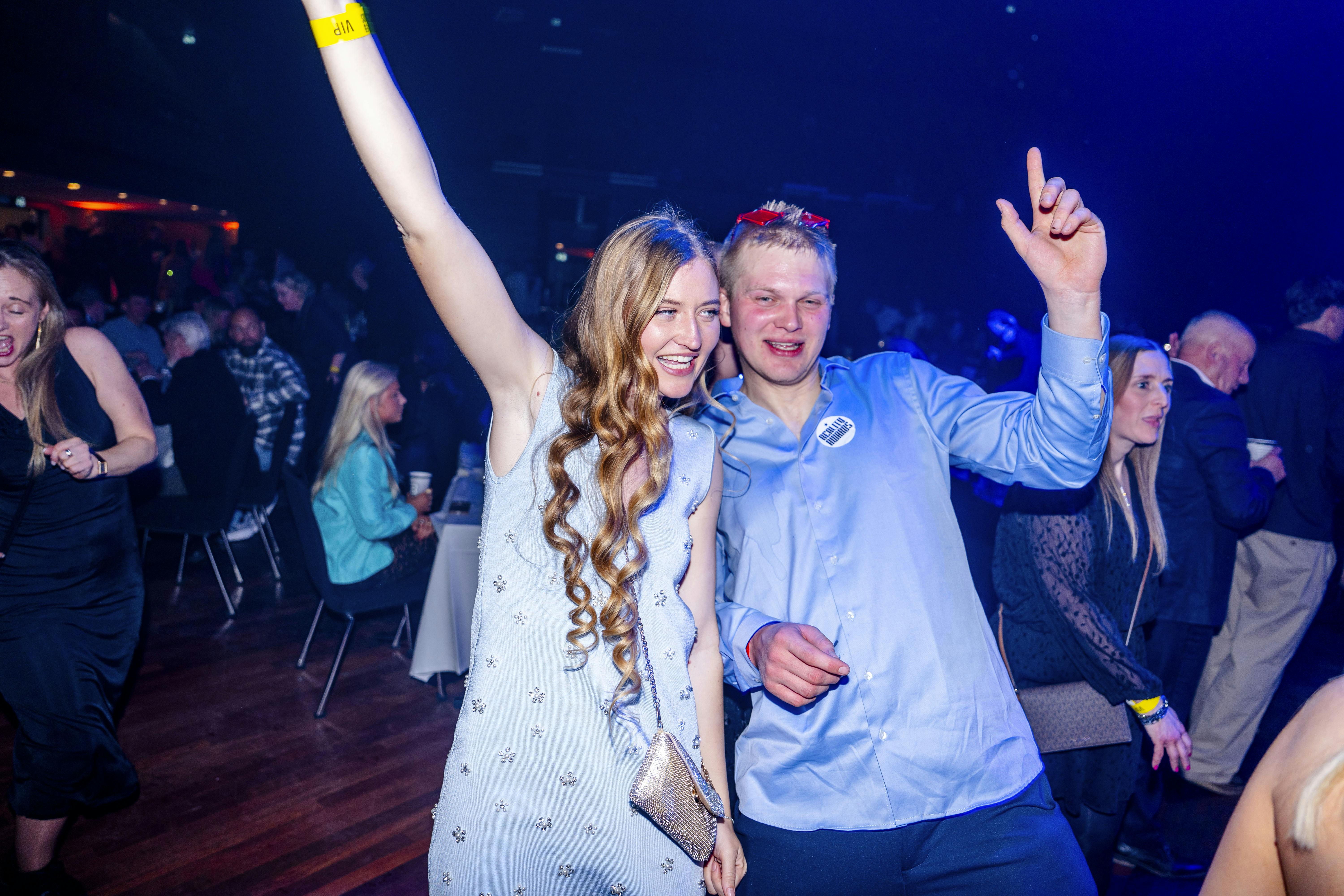 Jonas Aagren Larsen og Mia Krongaard Joe Jacobsen slog sig løs til Reality Awards.