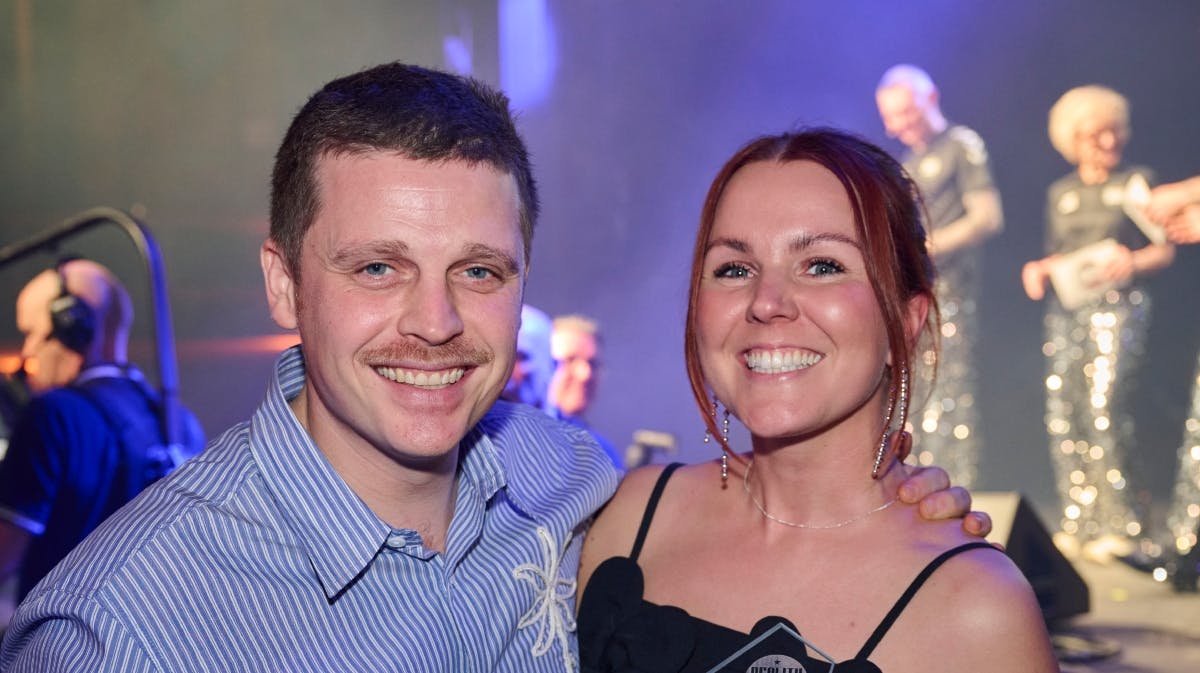 Amalie og Otto fra "Gift ved første blik" havde en fest til Reality Awards.