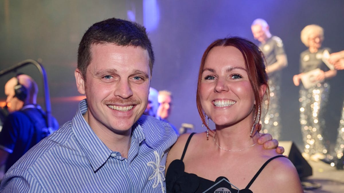 Amalie og Otto fra "Gift ved første blik" havde en fest til Reality Awards.