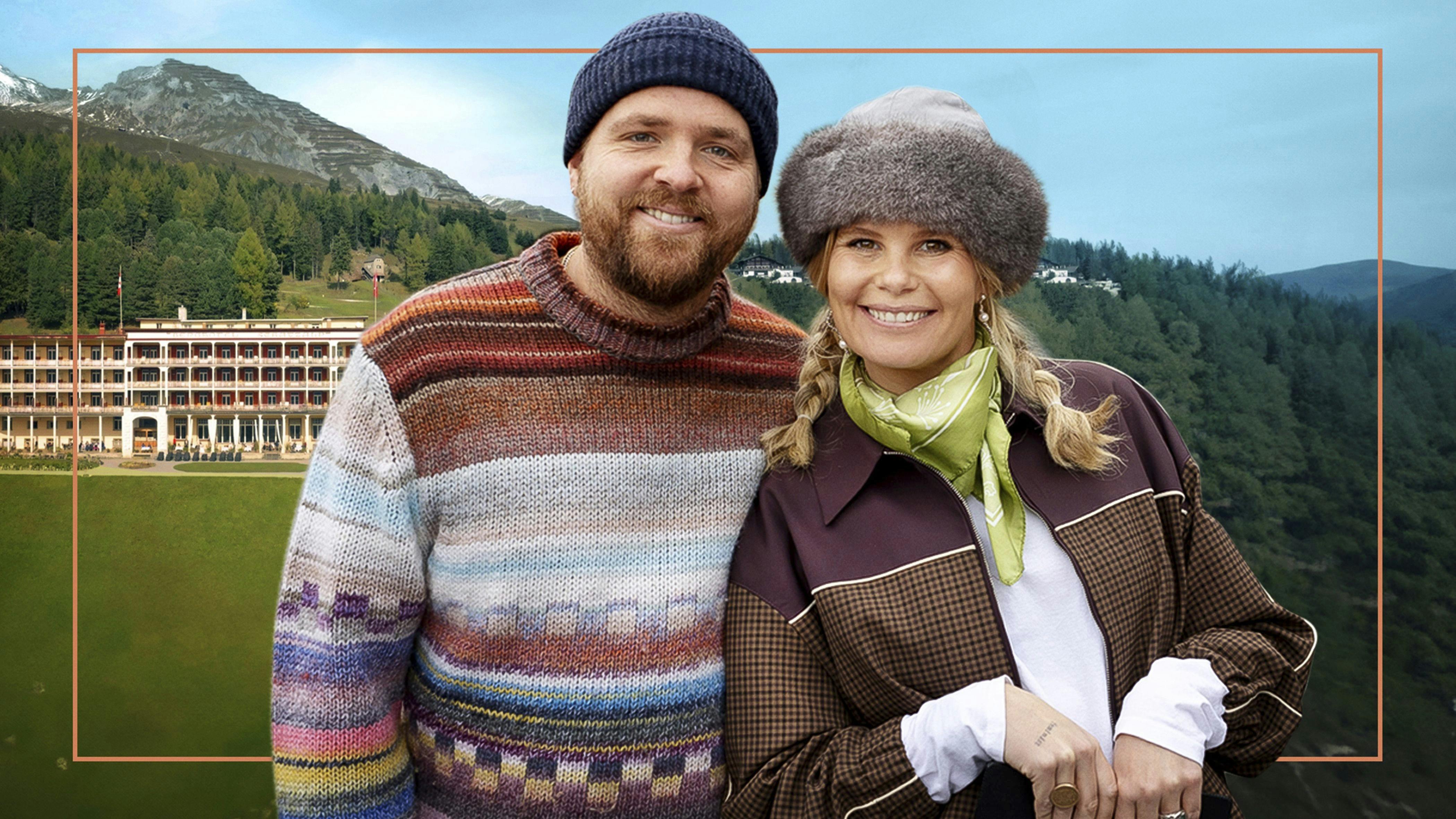 Joakim Ingversen og Sofie Linde inviterede de 20 seniorer til Schweiz i håb om at finde kærligheden i sæson 1 af "Hotel Romantik". 