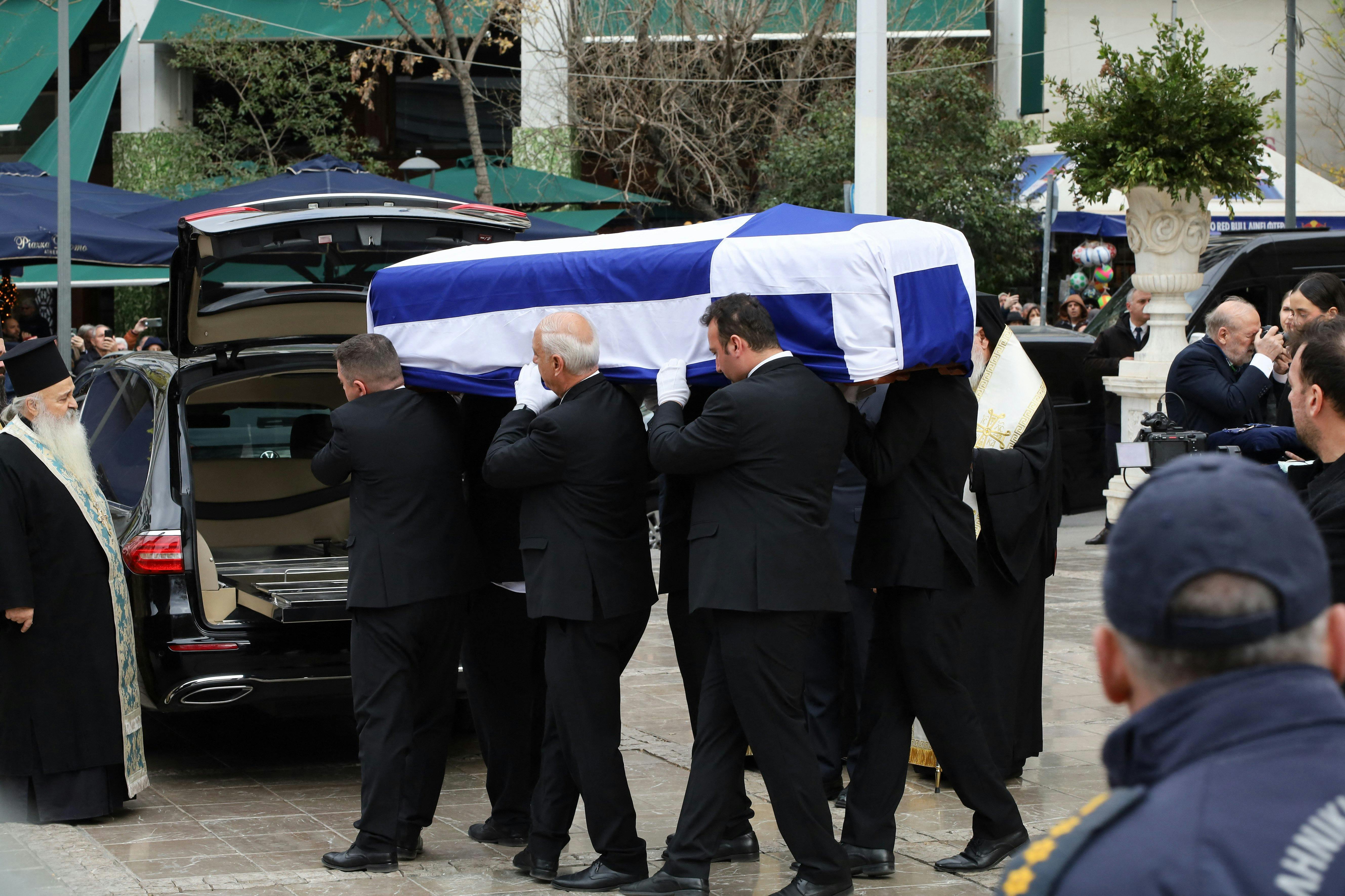 Departure from the funeral of Princess Irene of Greece and Denmark. 19 Jan 2026 Pictured: Princess Irene. Photo credit: Papadakis Press/MEGA TheMegaAgency.com sales@mega.global (Mega Agency TagID: MEGA1409458_009.jpg) [Photo via Mega Agency]