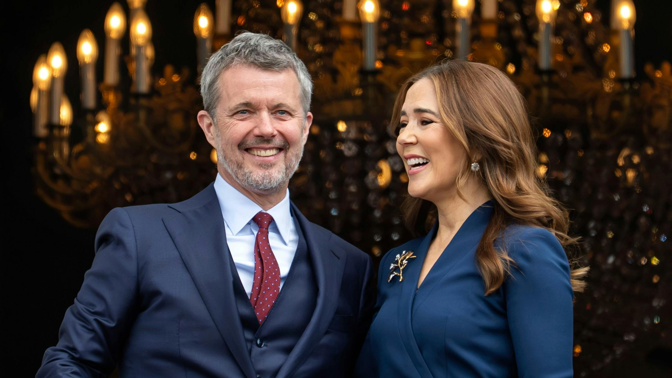 Kong Frederik og dronning Mary. 