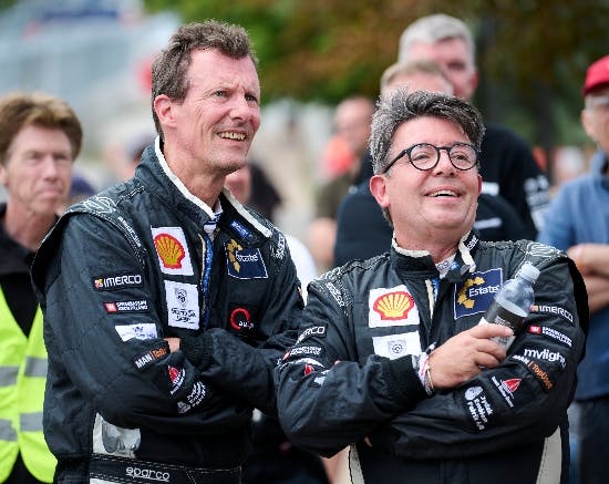 Prins Joachim og hans bedste ven Oscar Davidsen Siesbye elsker at være på banen for Cortina Racingrbanen