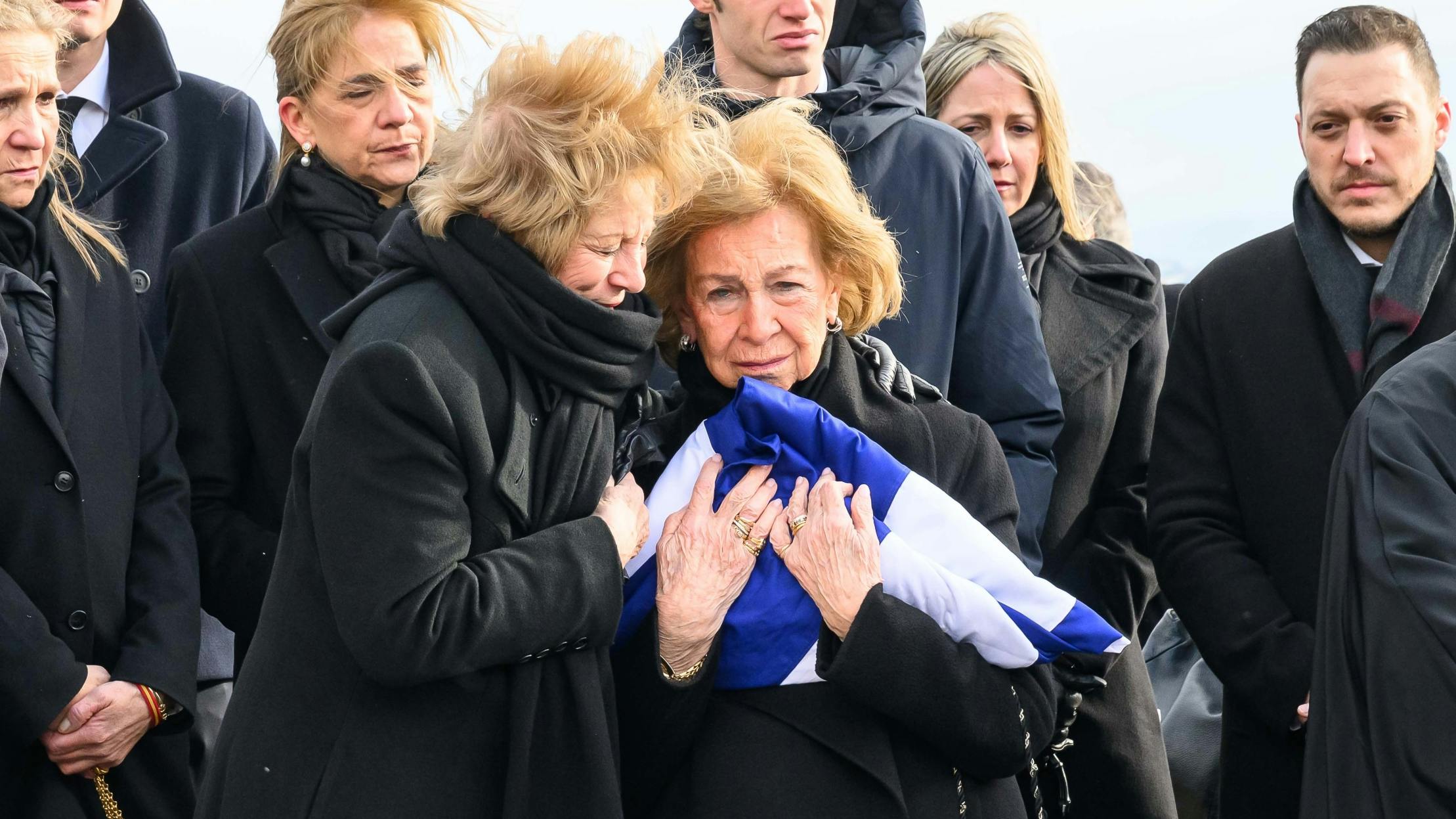 Dronning Anne-Marie og dronning Sofia. 