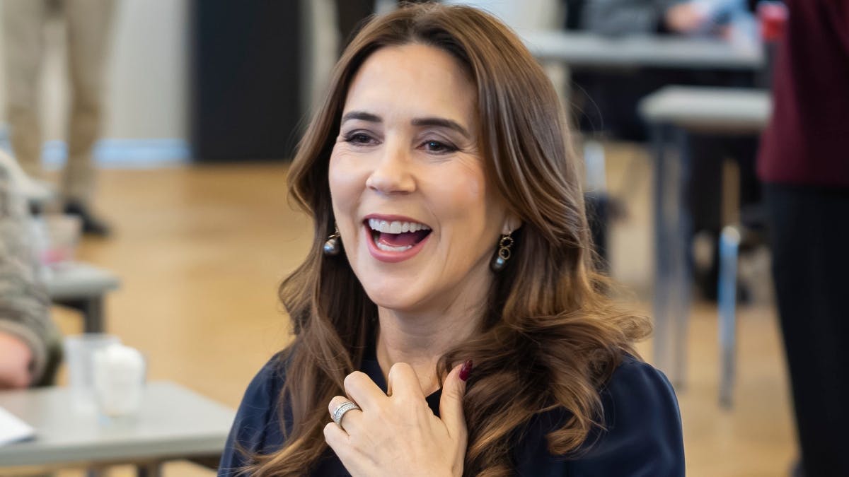 Dronning Mary var glad for at besøge Holbæk i den vigtige anledning