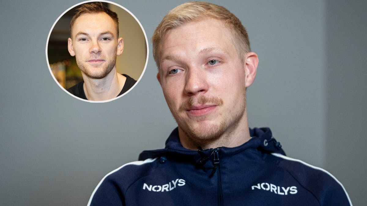 Mathias Gidsel synes, Magnus Saugstrup er en hård anfører