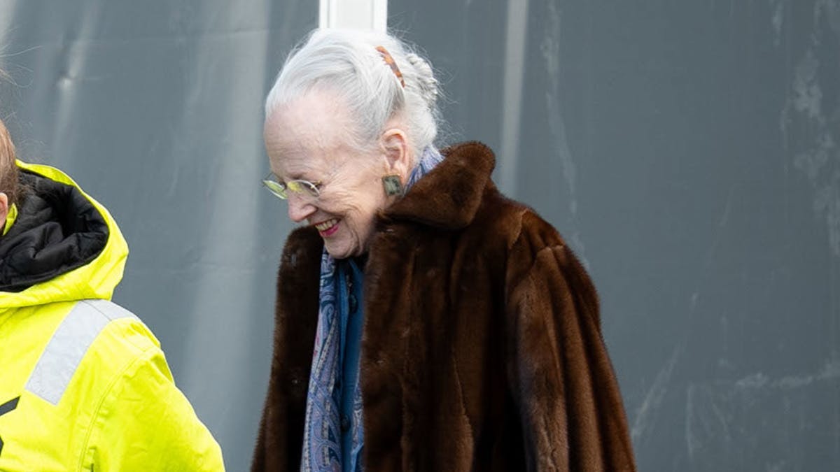 Dronning Margrethe besøgte tirsdag Amaliegade-udgravningen.