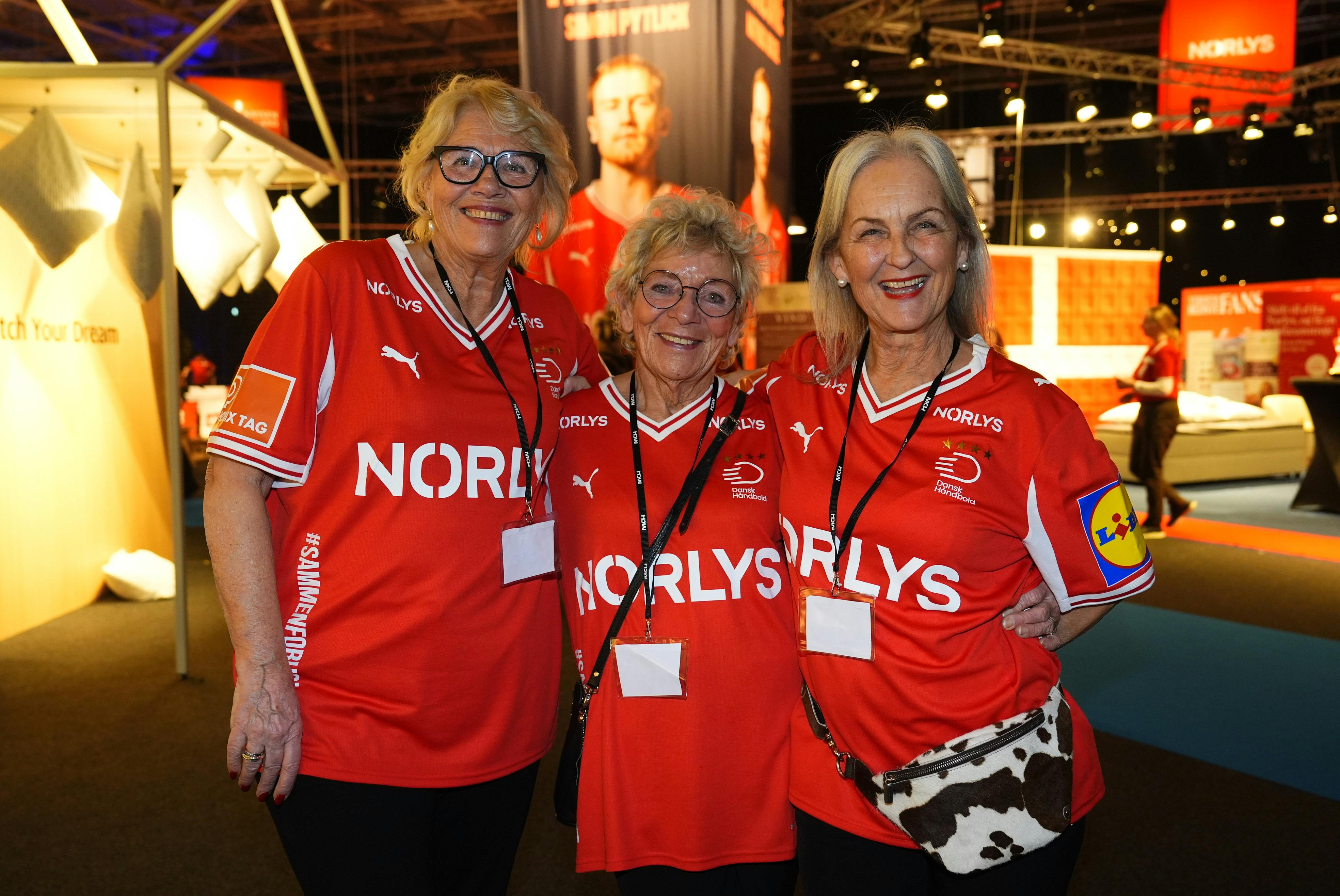 Anette, Kirsten og Lise-Lotte fra Hotel Romantik hyggede sig i Boxen i Herning.