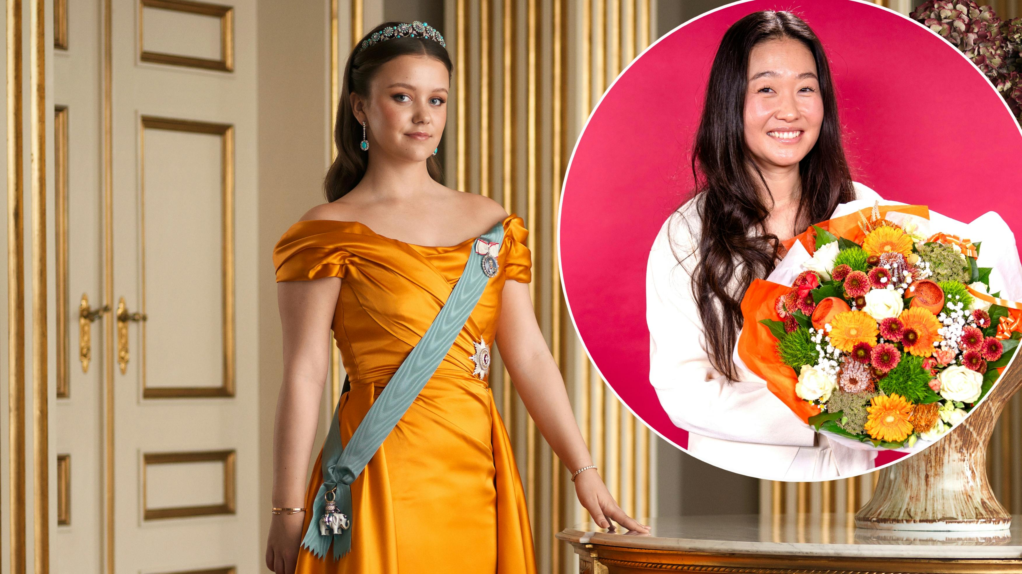 Carina Grønning står bag prinsesse Isabellas orange gallakjole, der er blevet kåret som Årets kongelige kjole.