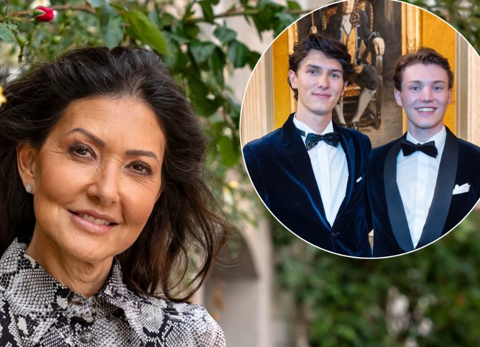 Grevinde Alexandra har delt skønne, private billeder af sine sønner, grev Nikolai og grev Felix.