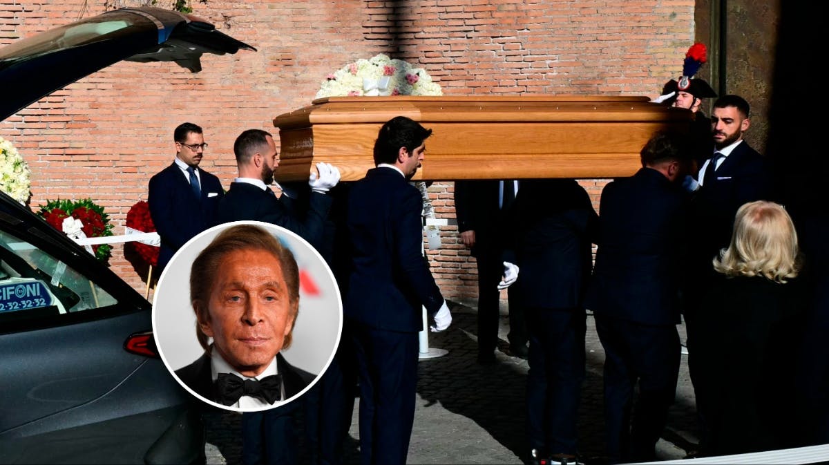 Valentino Garavani begraves fredag fra Santa Maria degli Angeli e dei Martiri i Rom. 