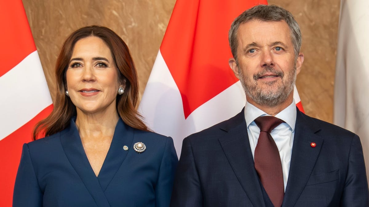 Dronning Mary og kong Frederik. 