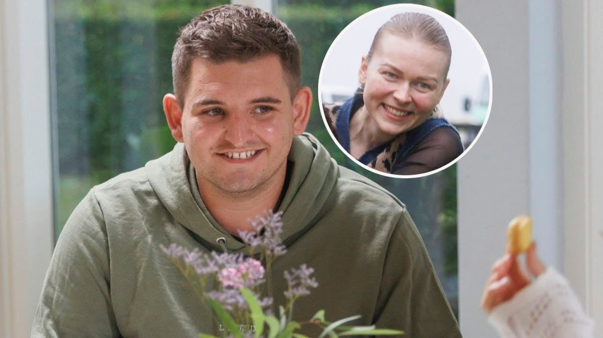 Mia nussede Marcus på låret i Kærlighed hvor kragerne vender