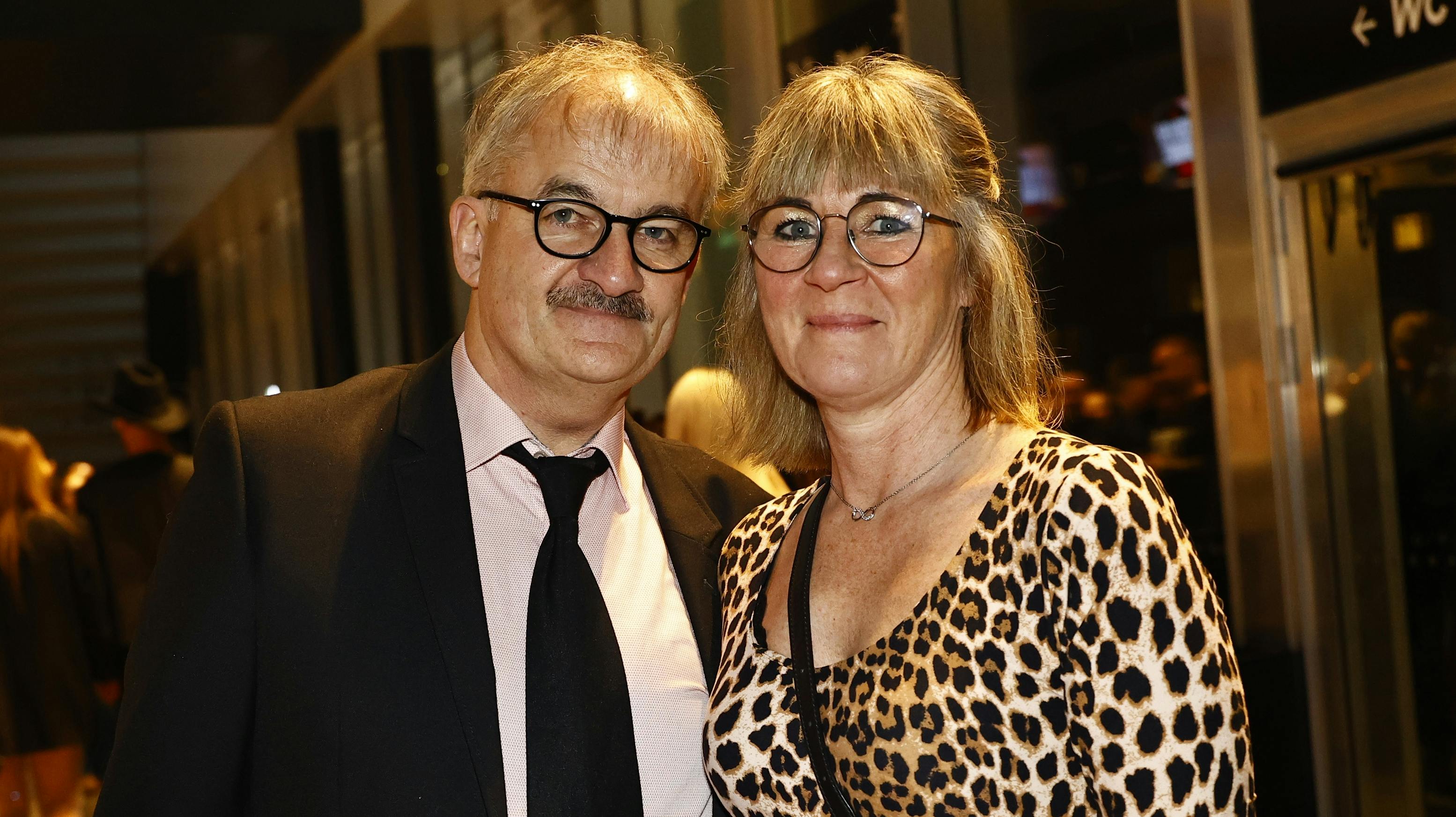 Leif og Tina fra ”Landmand søger kærlighed” ses her til Reality Awards i 2025.