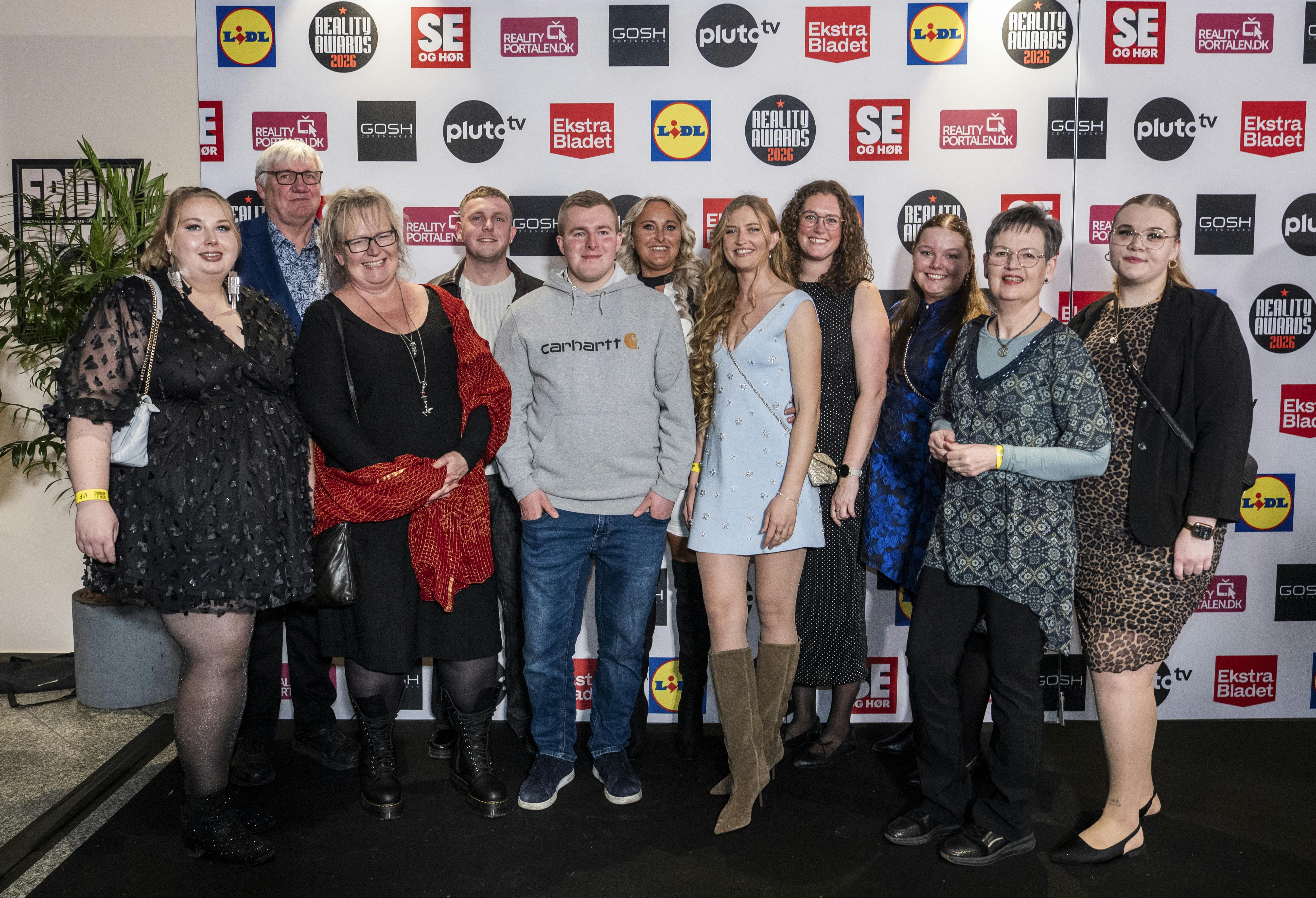 Mange af deltagerne fra årets sæson af "Landmand søger kærlighed" ankom sammen til den røde løber. 