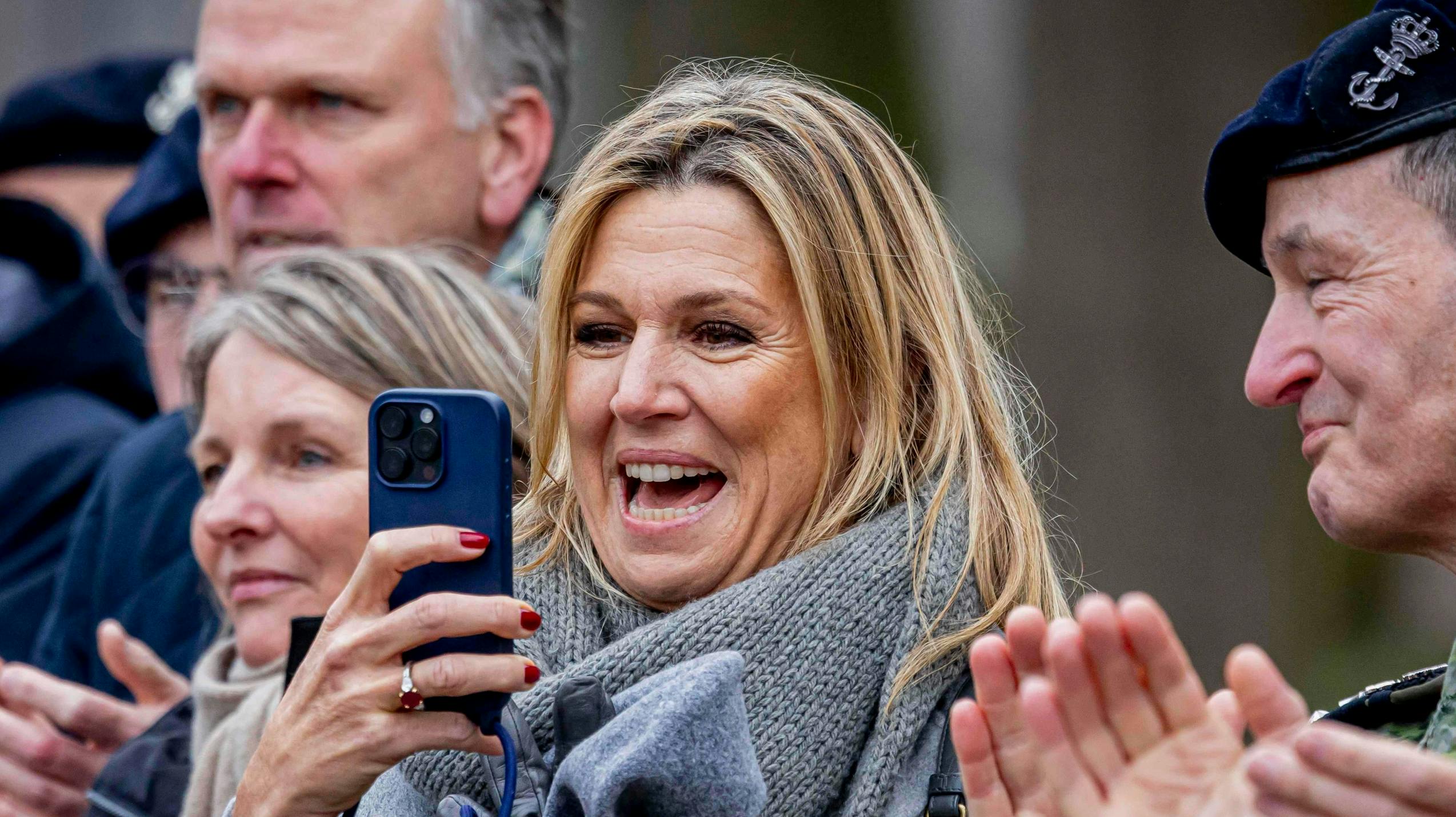 Dronning Maxima måtte bare forevige øjeblikket!