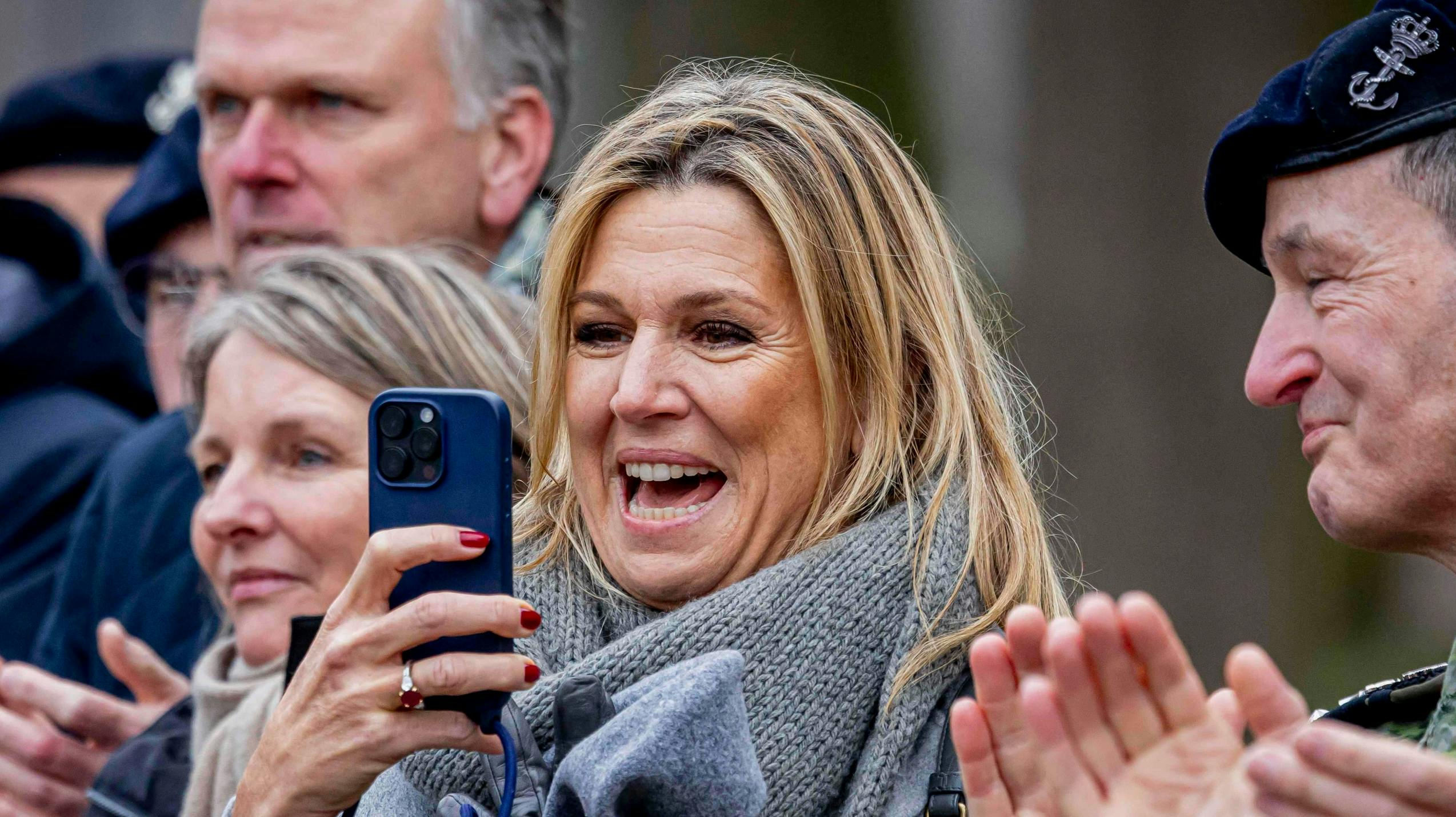 Dronning Maxima måtte bare forevige øjeblikket!