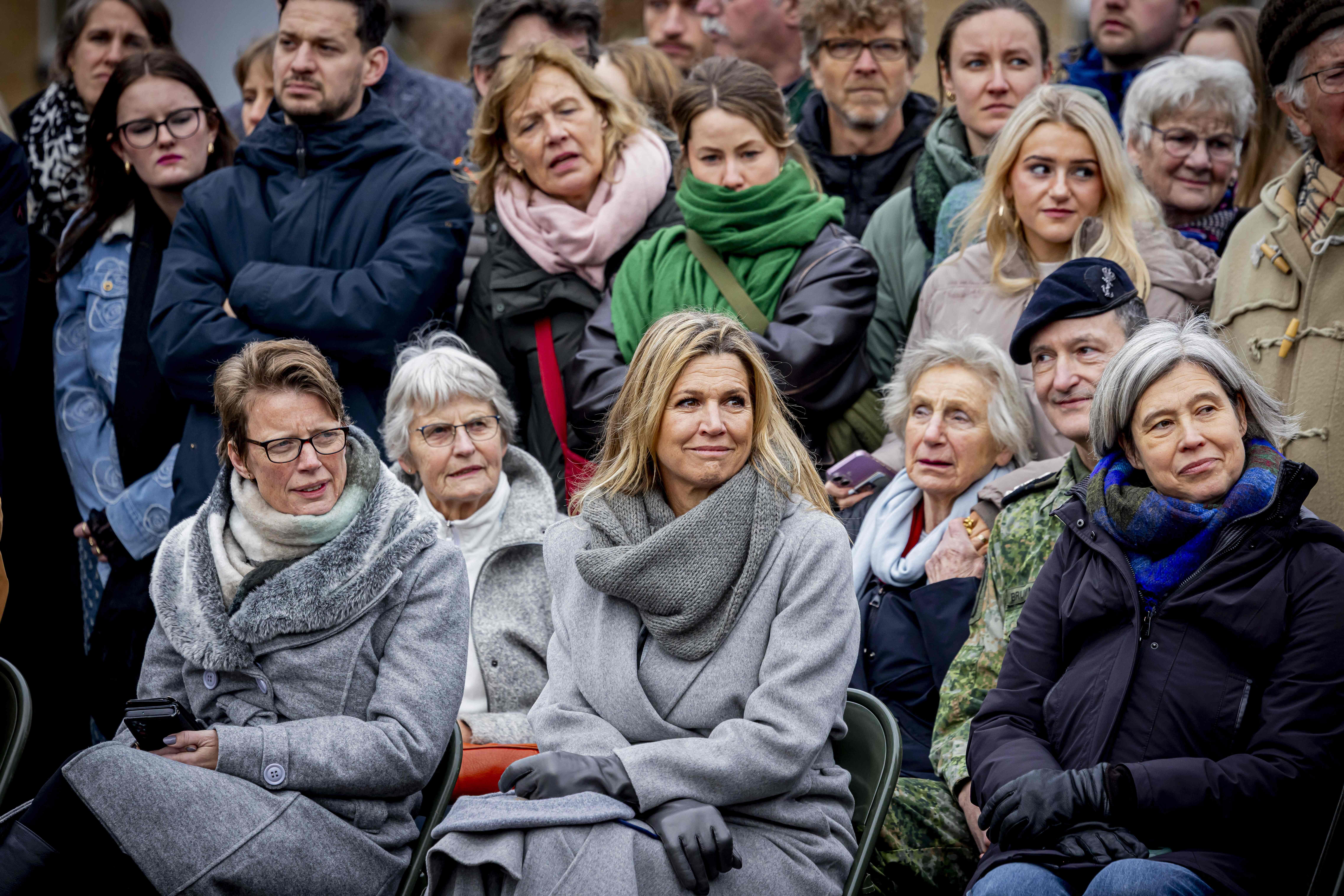 Stoltheden strålede ud af dronning Maxima, da hun overværede ceremonien med prinsesse Amalia.
