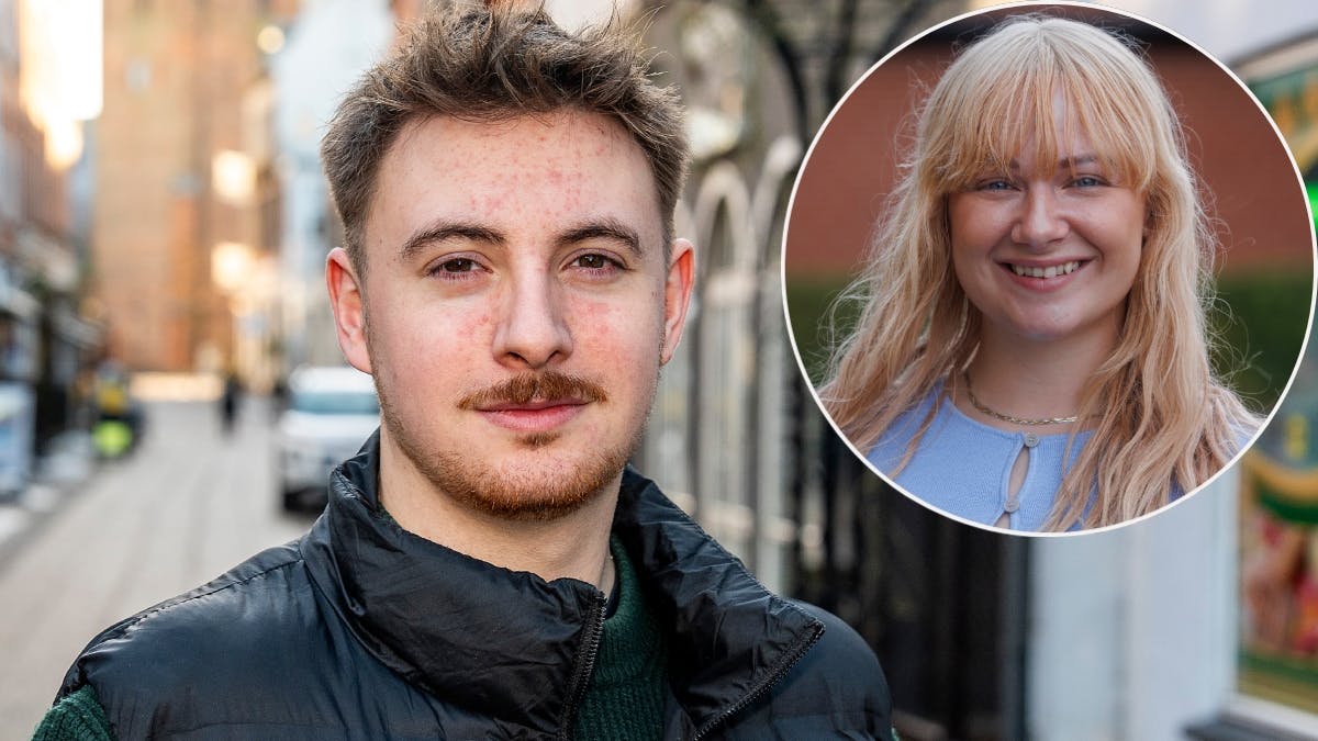 Samuel og Amalie i "Kærlighed hvor kragerne vender". 