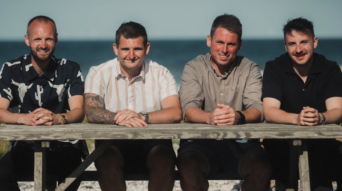 Christian, Marcus, Brian og Samuel er hovedpersoner i den nye sæson af "Kærlighed hvor kragerne vender".