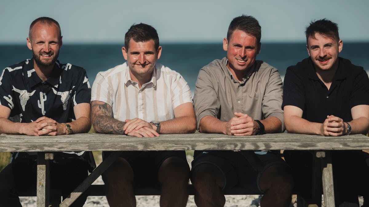 Christian, Marcus, Brian og Samuel er hovedpersoner i den nye sæson af "Kærlighed hvor kragerne vender".