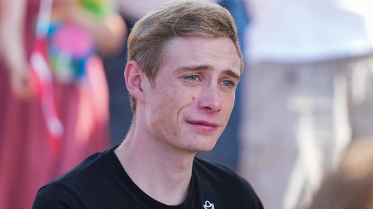 Jonas Vingegaard er kommet galt af sted under træningen