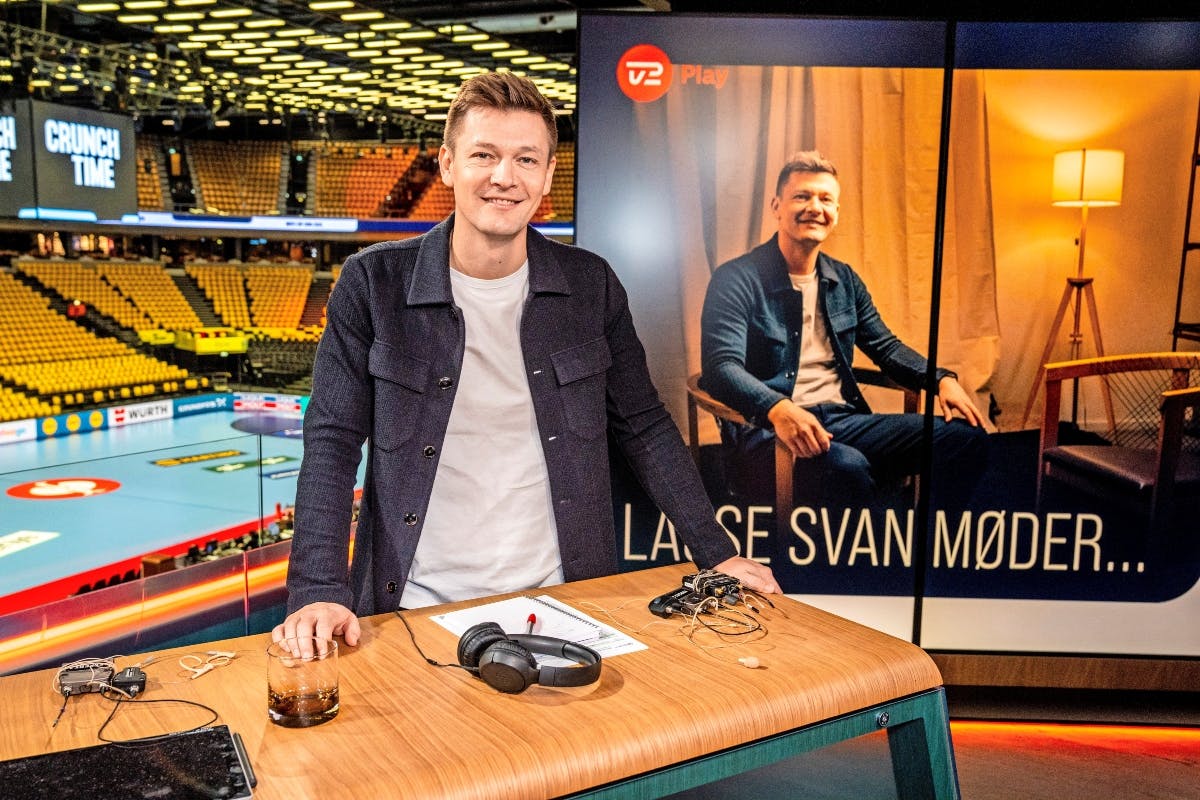 Lasse Svan i studiet i Boxen. 