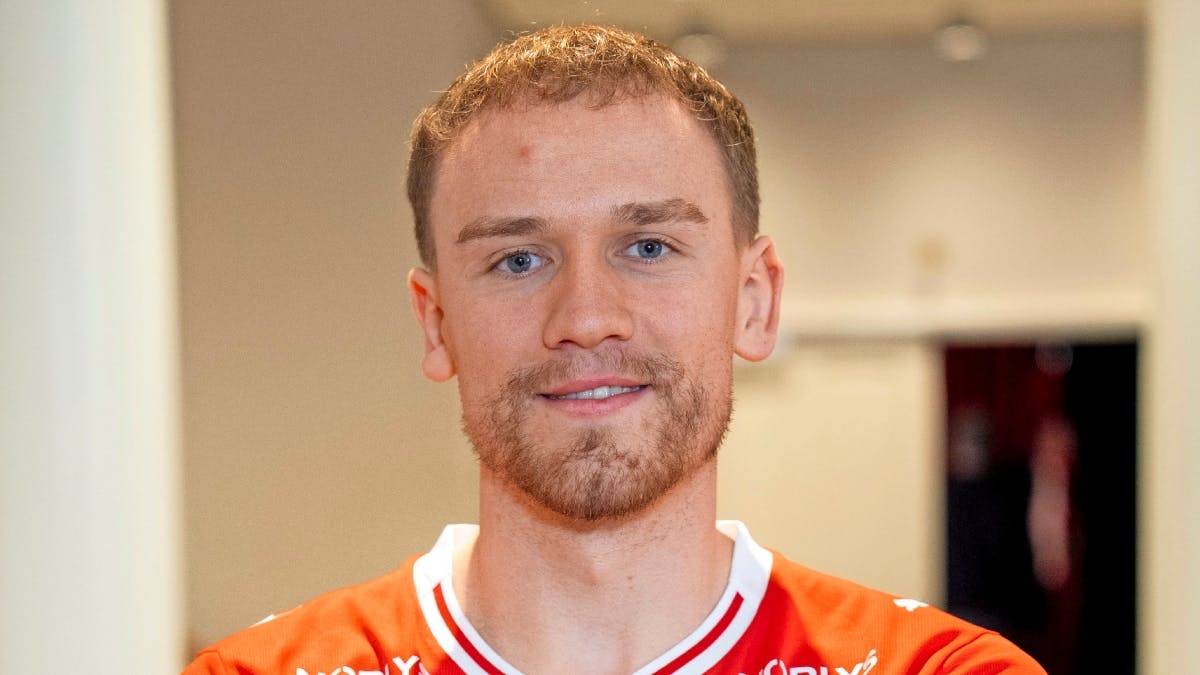 Simon Pytlick havde en lille fan, der heppede på ham på tribunerne.