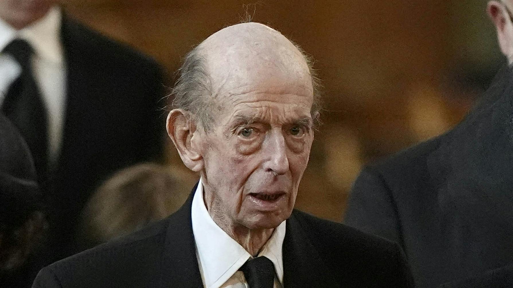 Hertug Edward af Kent blev det ældste medlem af den britiske kongefamilie, da hans hustru, hertuginde Katharina, sidste år gik bort i en alder af 92 år.