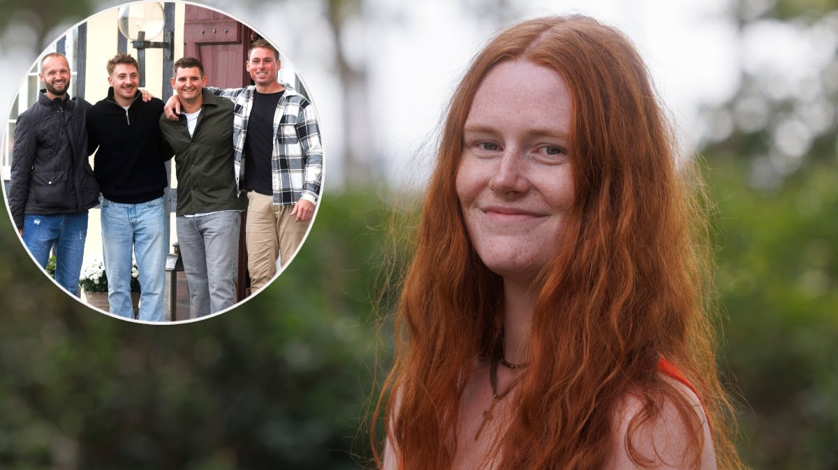 Mathilde samt Christian, Samuel, Marcus og Brian.