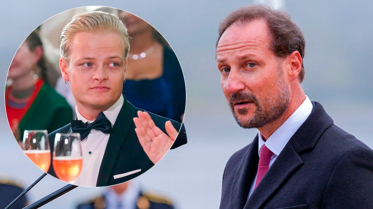 Kronprins Haakon og Marius Borg Høiby.