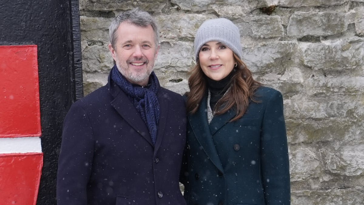 Kong Frederik og dronning Mary. 