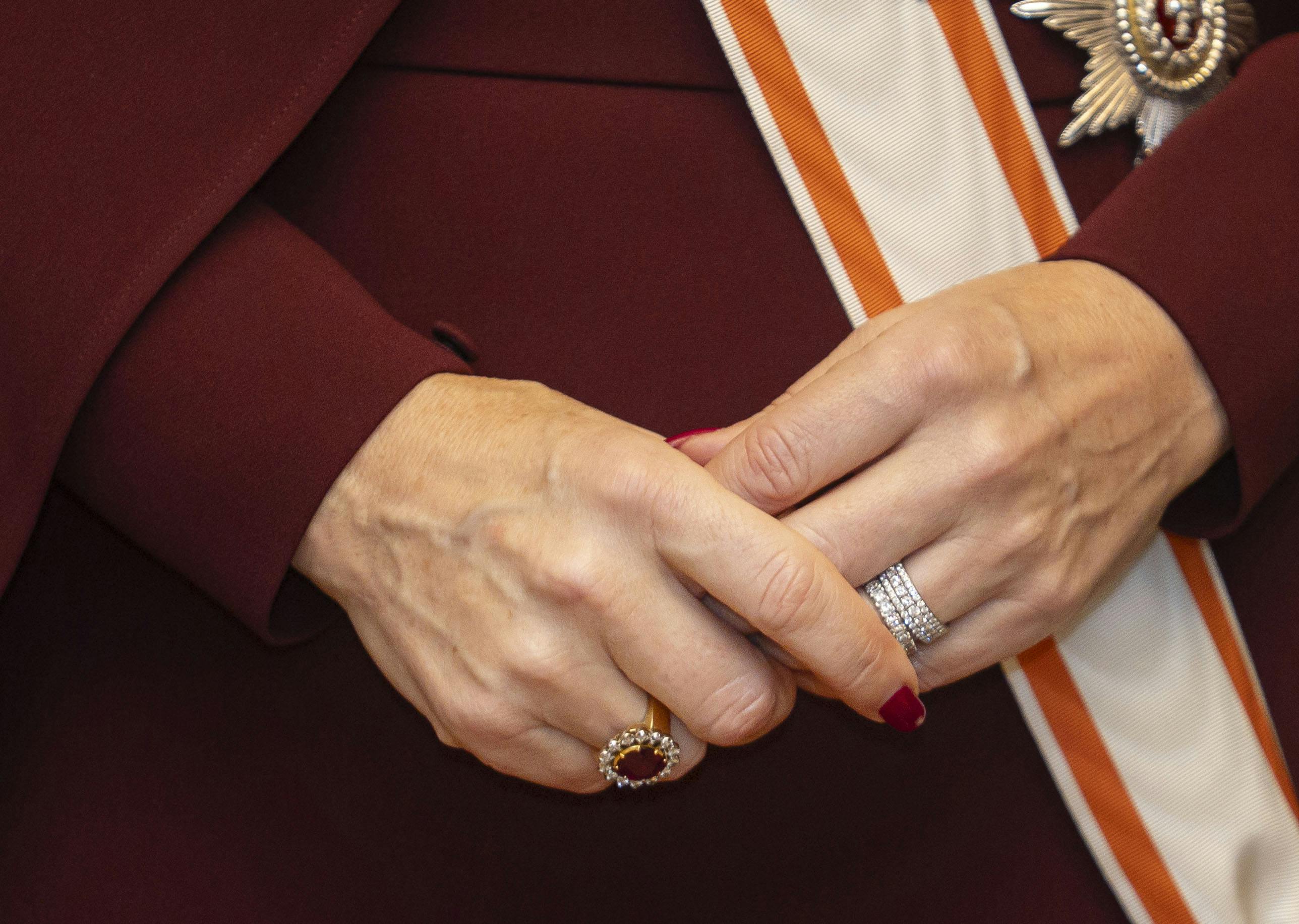 Ring fra rubinsættet.