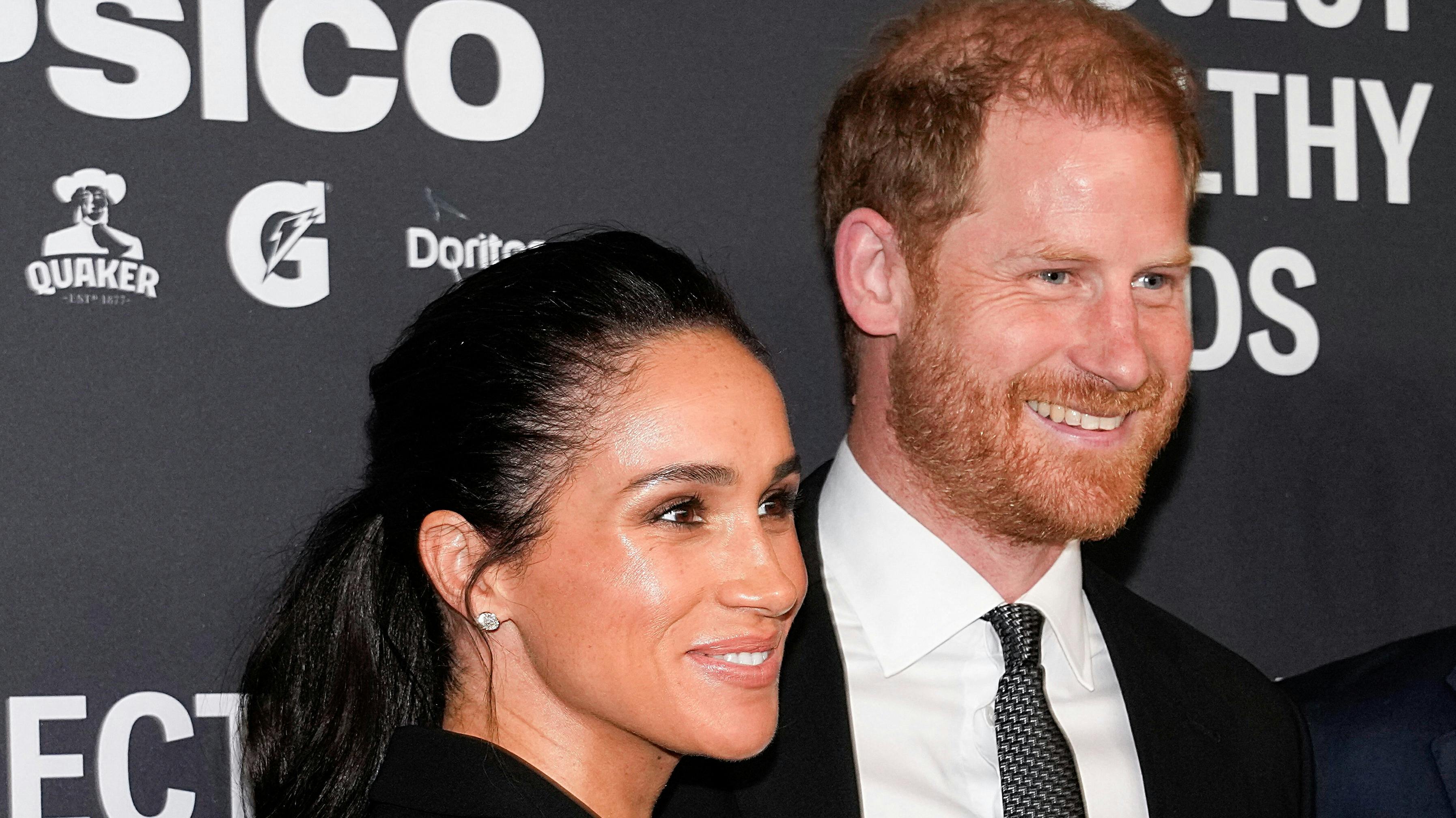 Hertuginde Meghan og prins Harry.