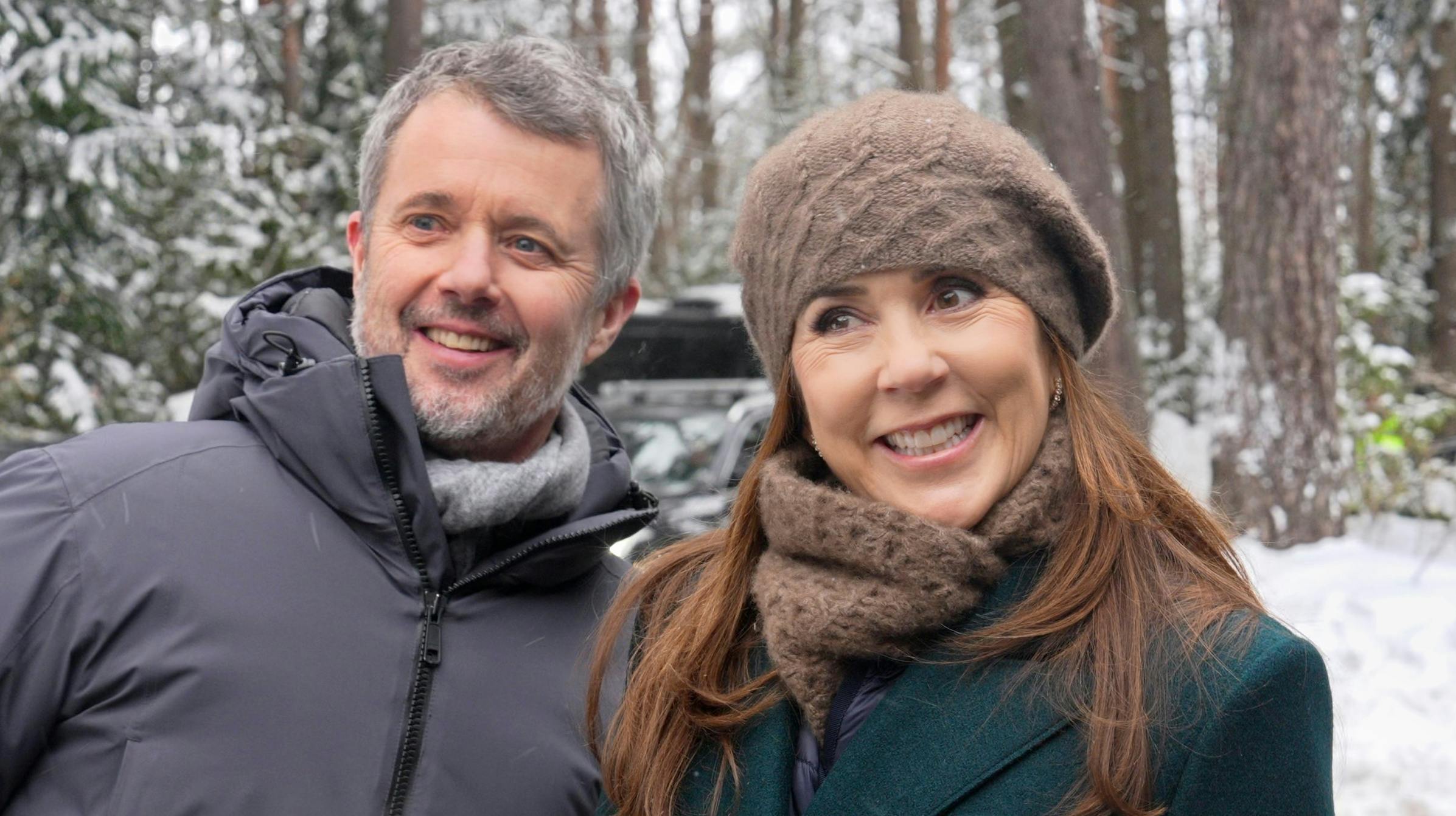 Kong Frederik og dronning Mary.