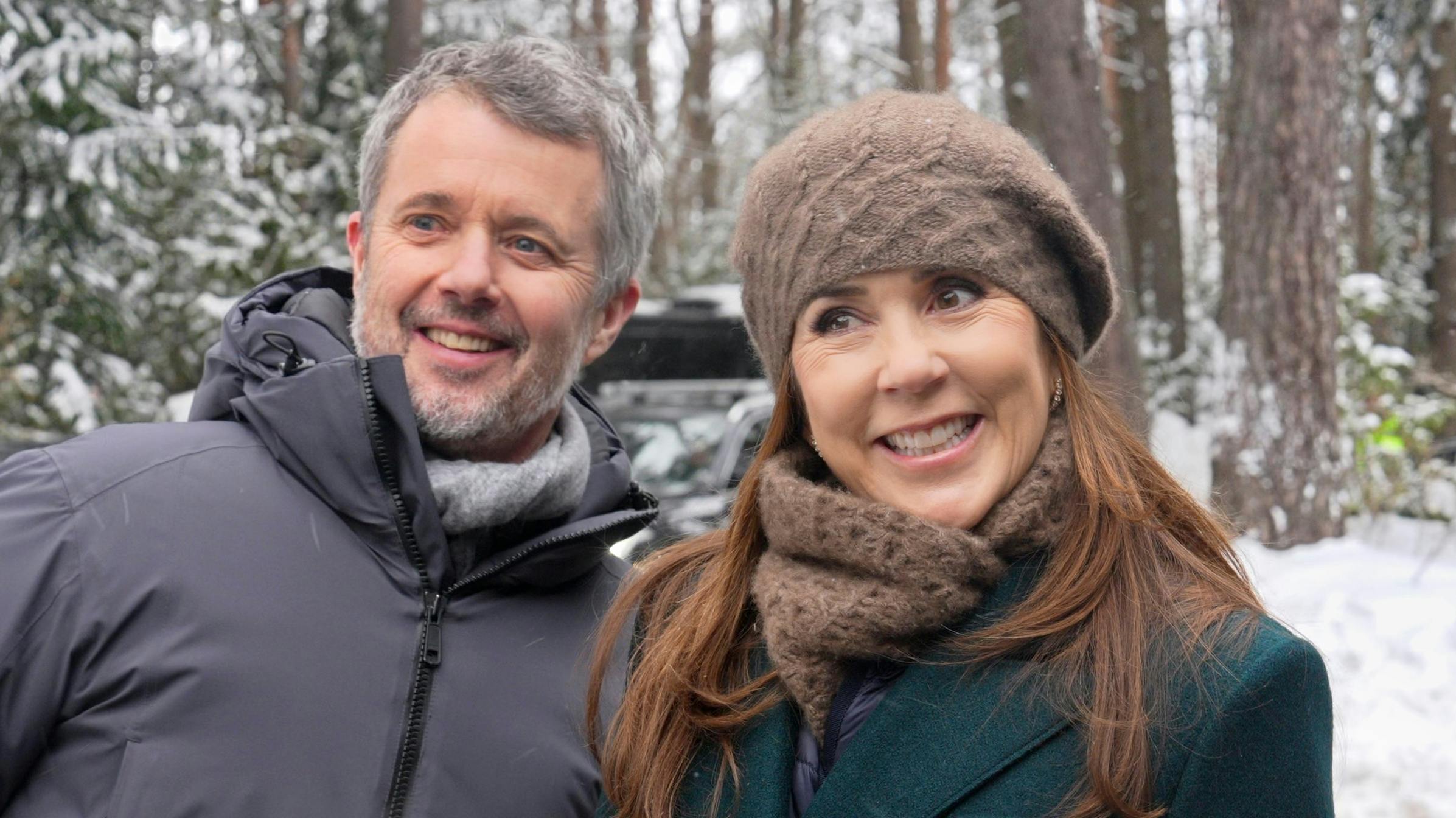 Kong Frederik og dronning Mary.