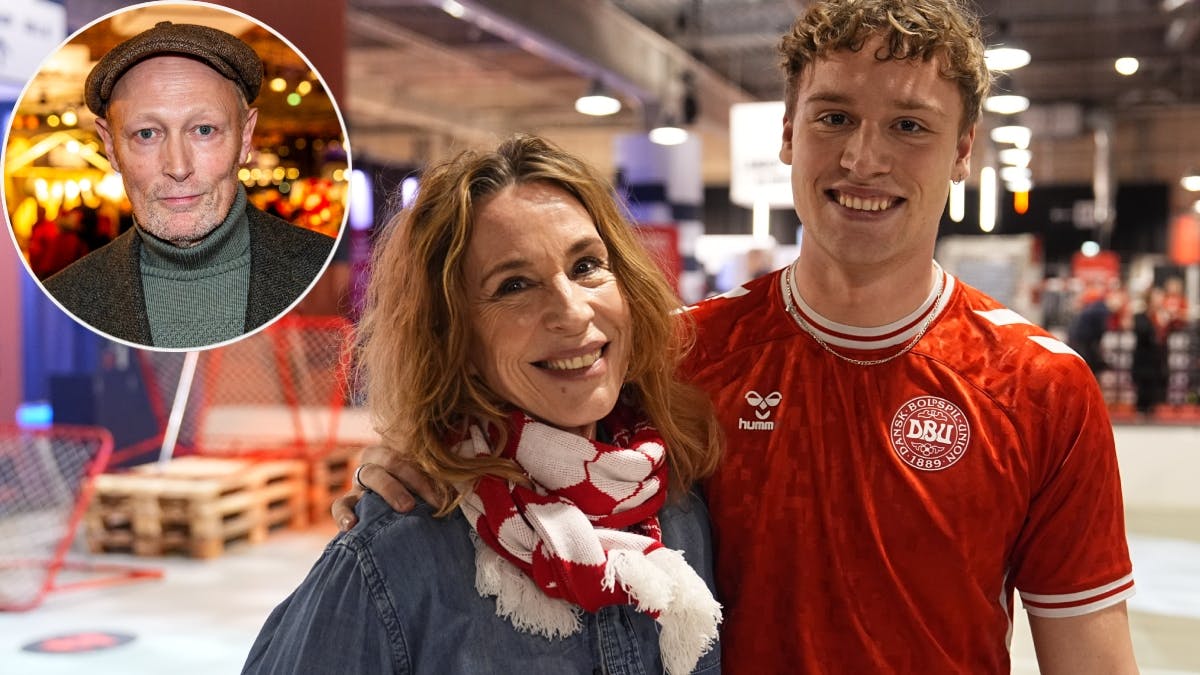 Ann Eleonora Jørgensen og sønnen Osvald samt Lars Mikkelsen. 