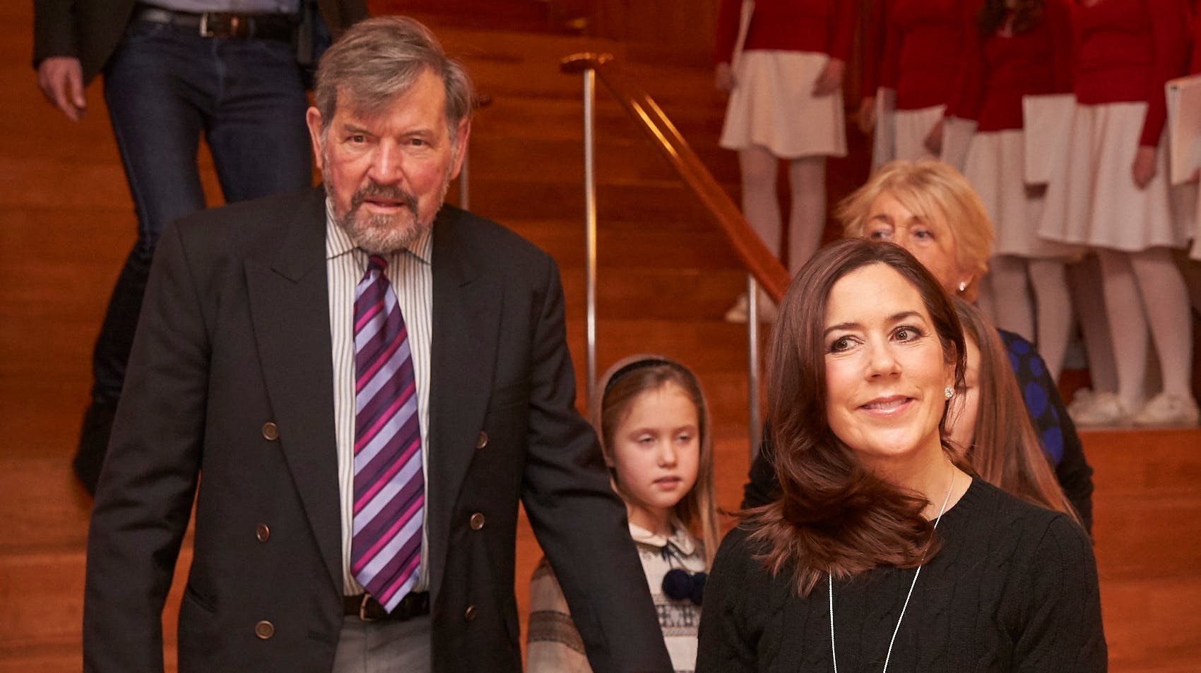 Dronning Mary og John Donaldson i 2018.