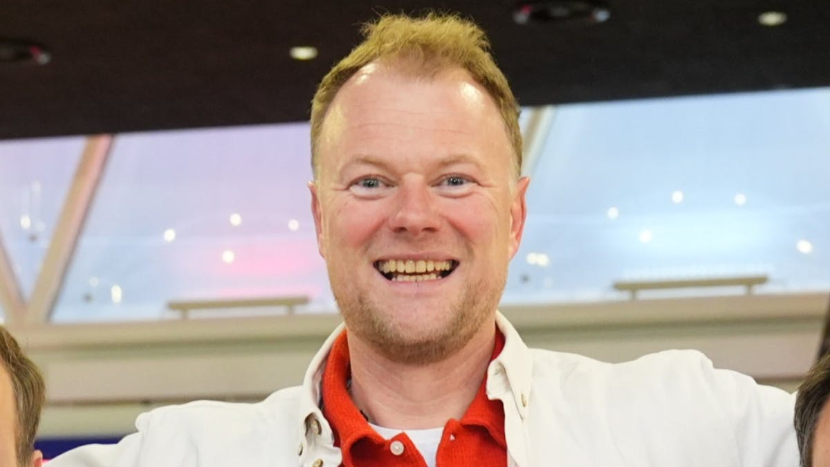 Christian Degn mødte op med nogle kendte venner i Boxen i Herning. 