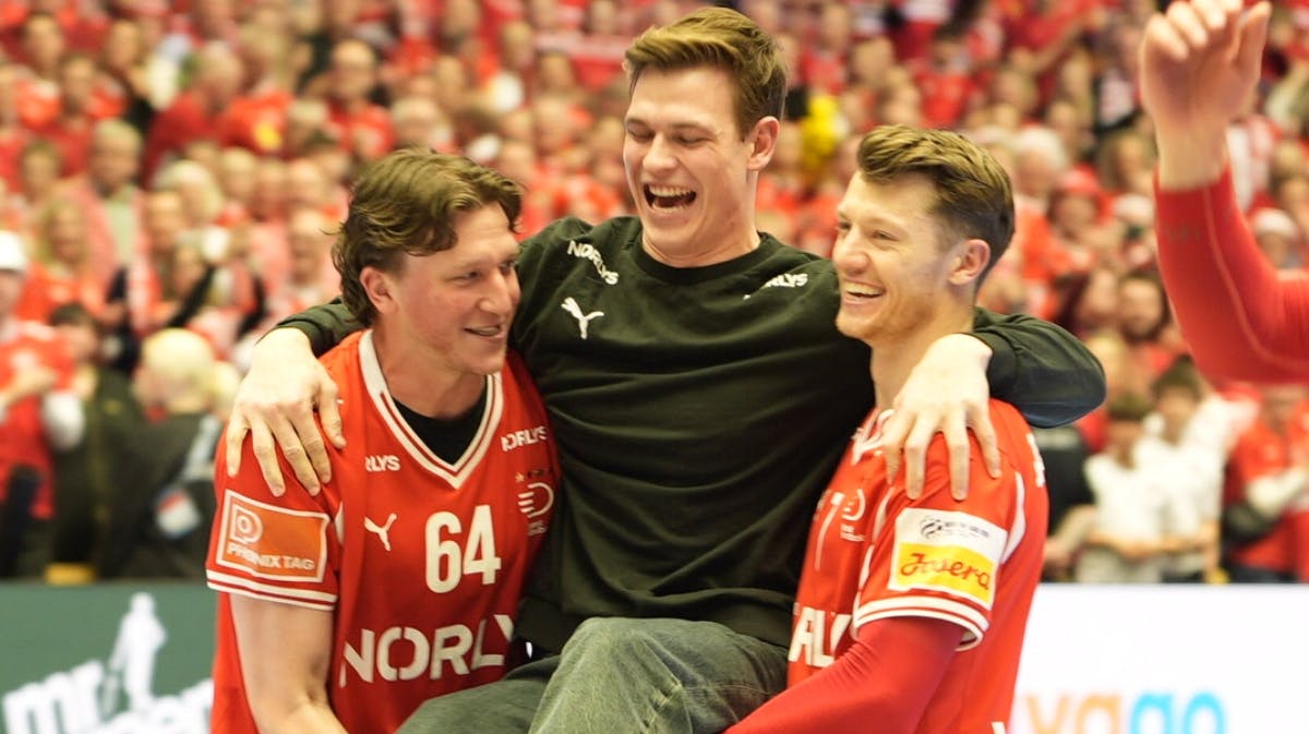 Kammeraterne sørgede for, at Lukas, Emil og Simon fik den afslutning de fortjente