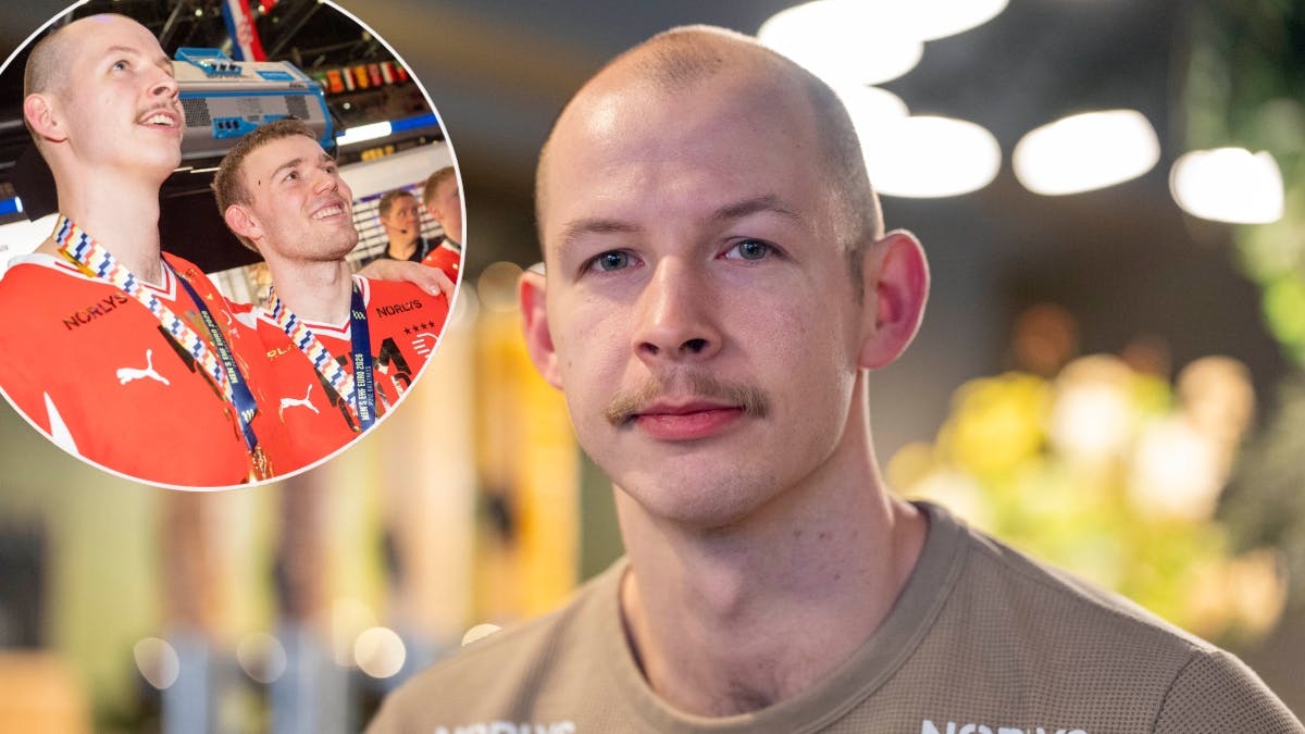 Simon Hald kunne ikke spille med i EM-finalen, men han er ikke bekymret for fremtiden som håndboldspiller.&nbsp;