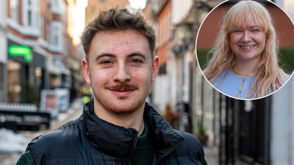 Samuel og Amalie i "Kærlighed hvor kragerne vender". 