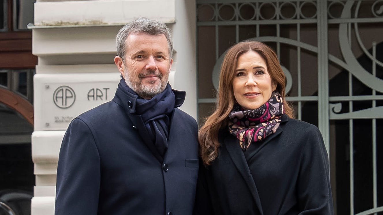 Kong Frederik og dronning Mary. 