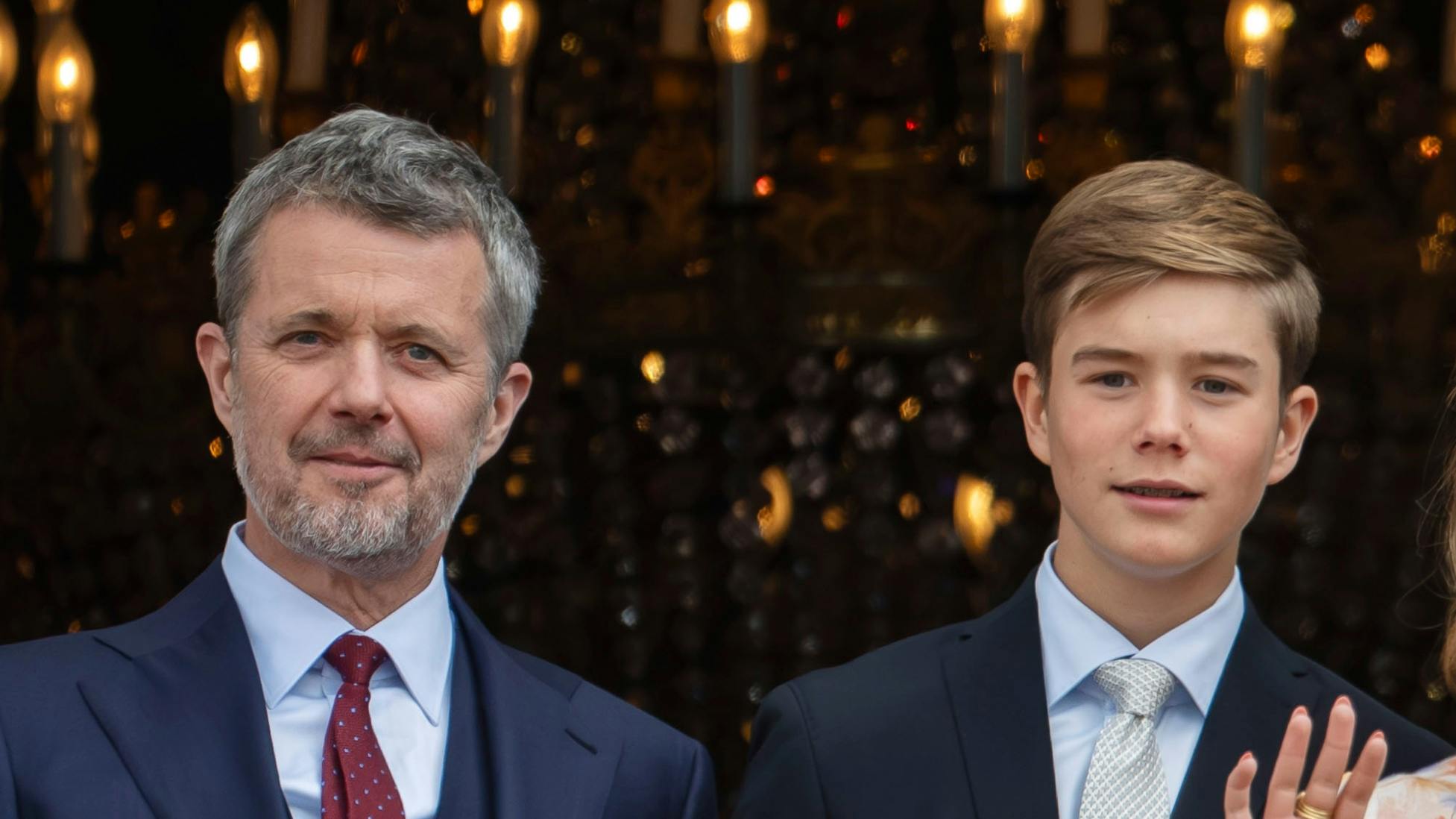 Kong Frederik og prins Vincent.