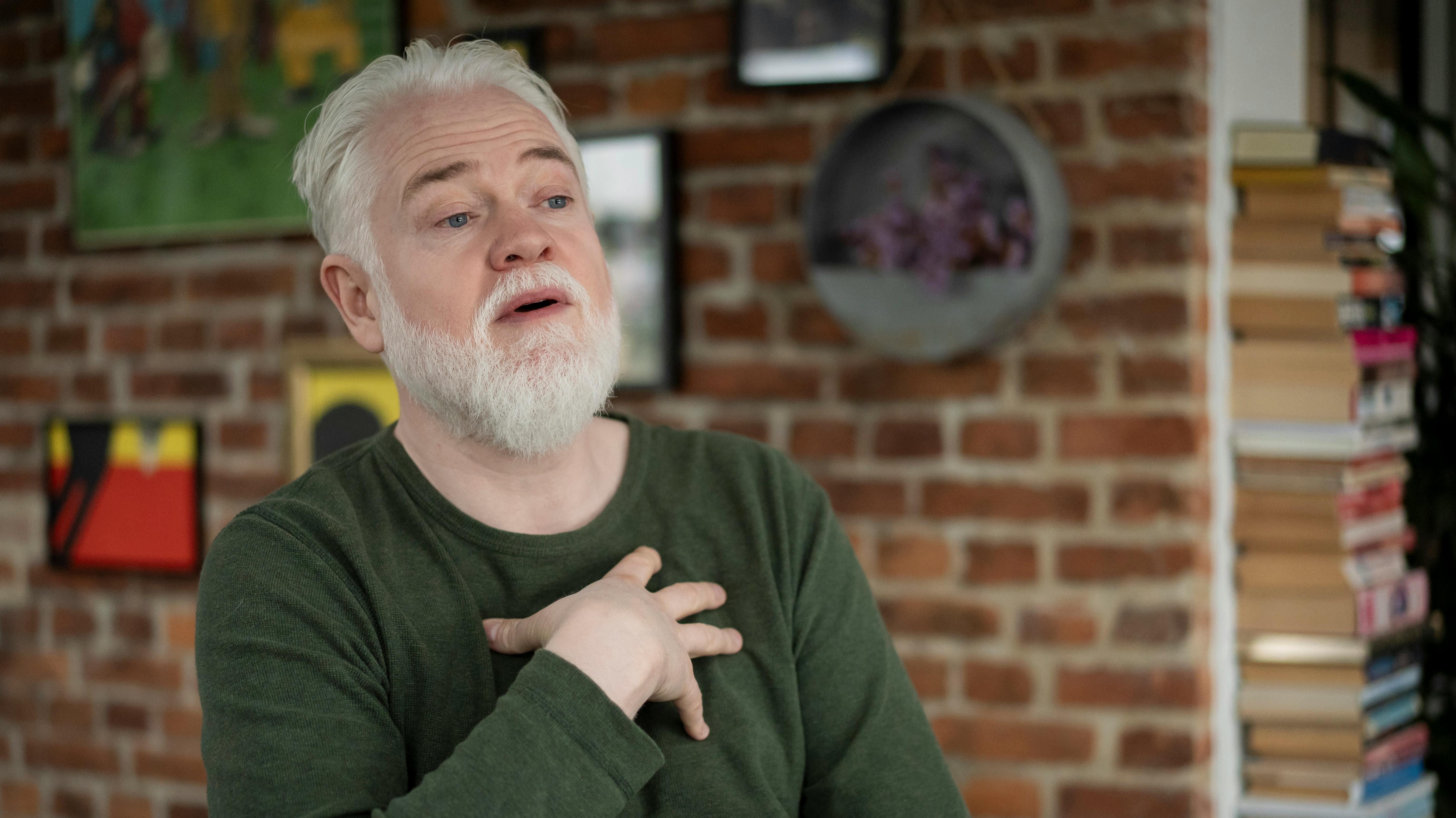 Esben Dalgaard er vært på programmet “Min sidste gave”.