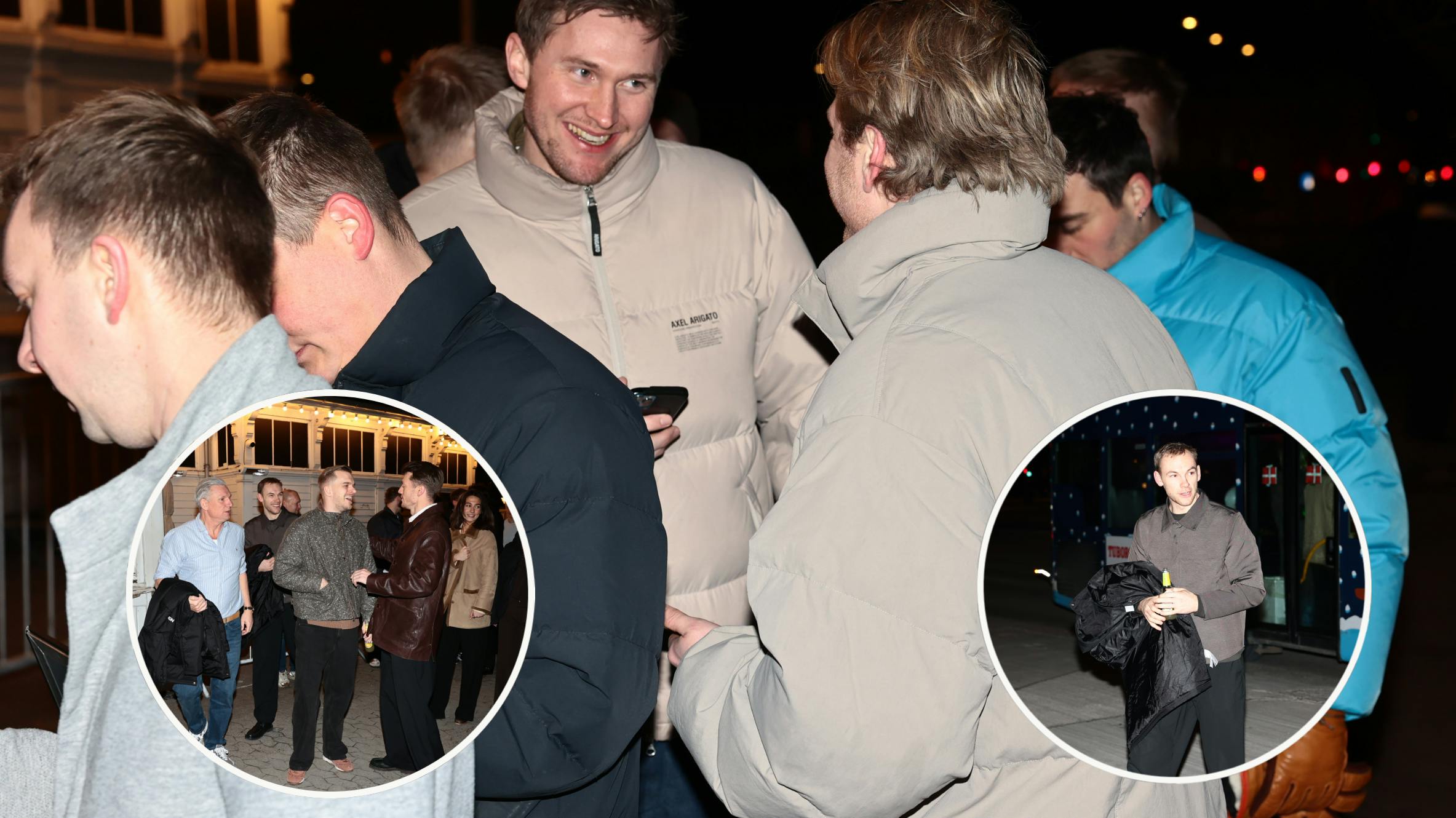 Landsholdet festede på Søpavillonen.