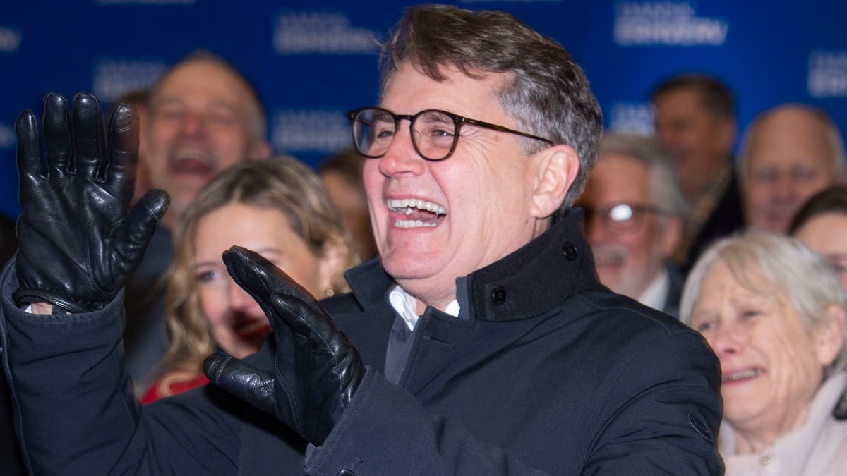 Brian Mikkelsen var glad for at blive fejret af familie og venner