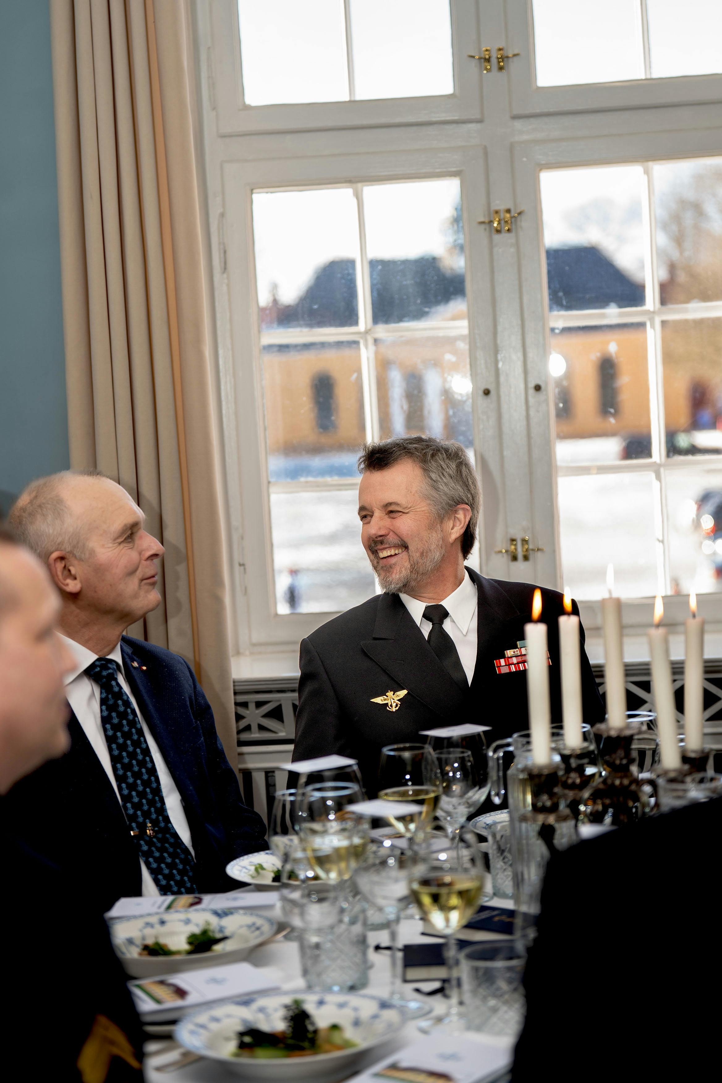 Frokost i anledning af 225-året for indstiftelse af Søværnets Hæderstegn.